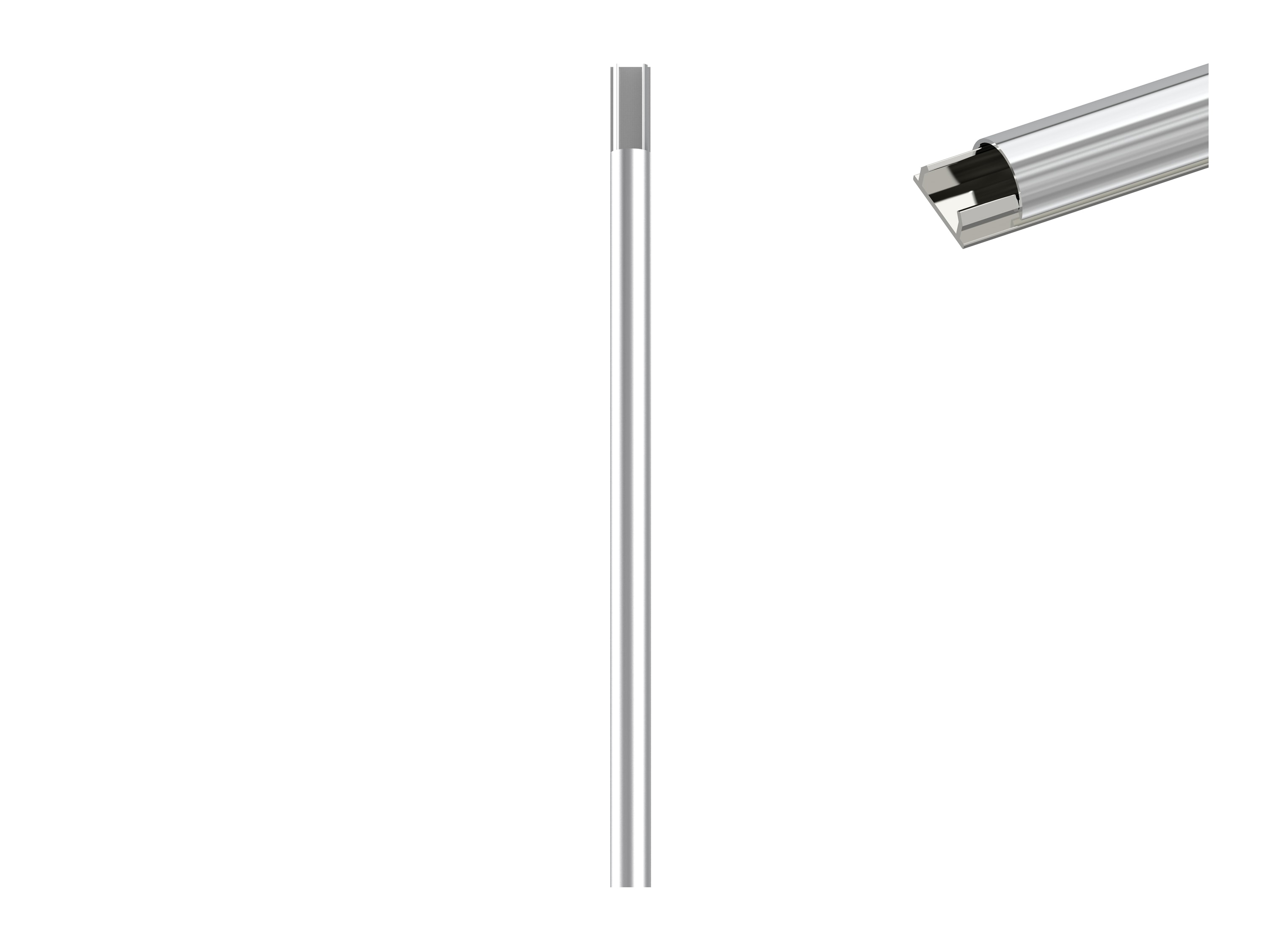 M Universal Cable Cover Aluminium 18mm-W 1100-L