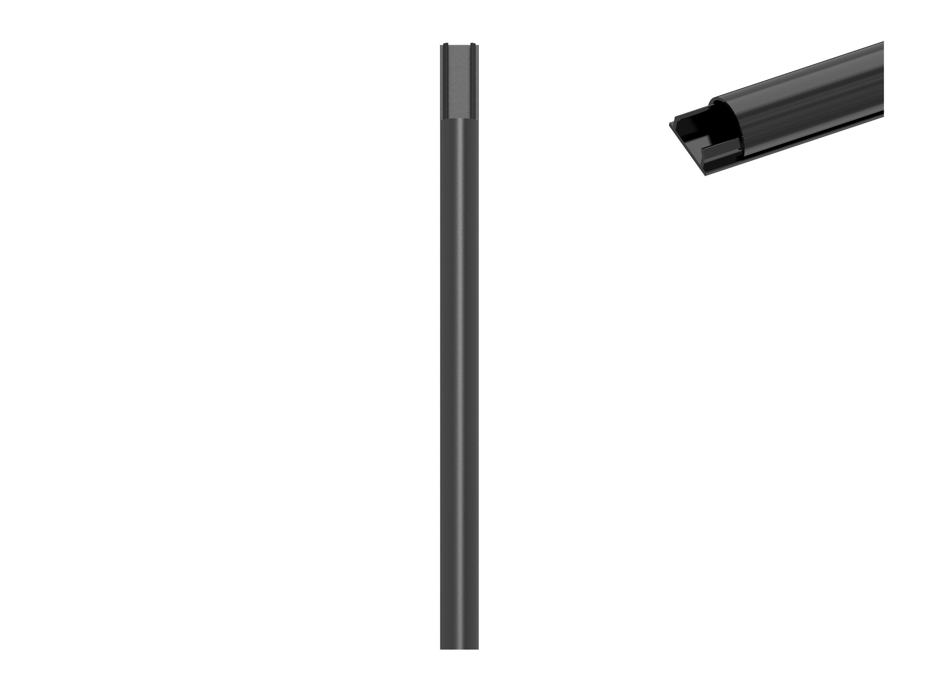 M Universal Cable Cover Black 18mm-W 1100-L