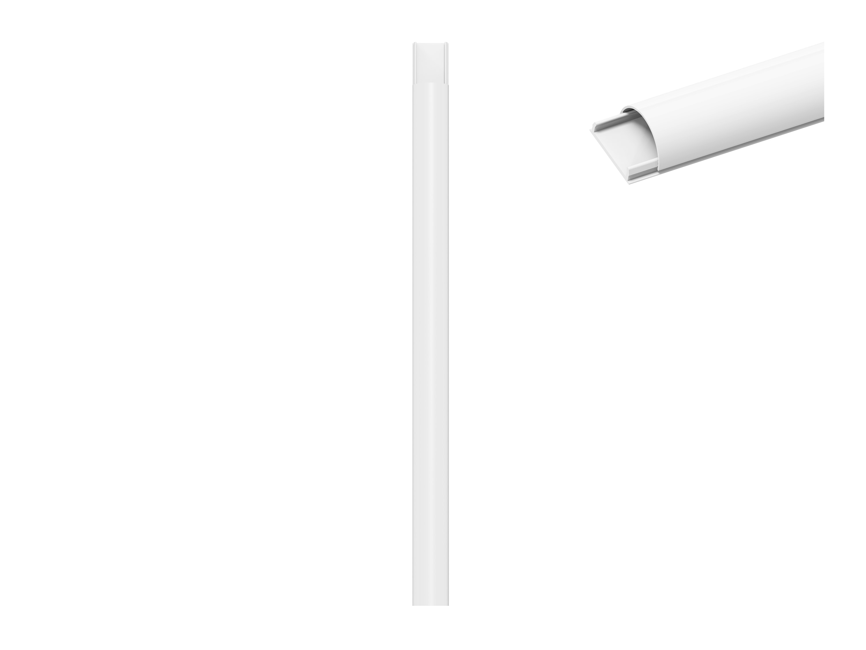 M Universal Cable Cover White 33mm-W 1600-L