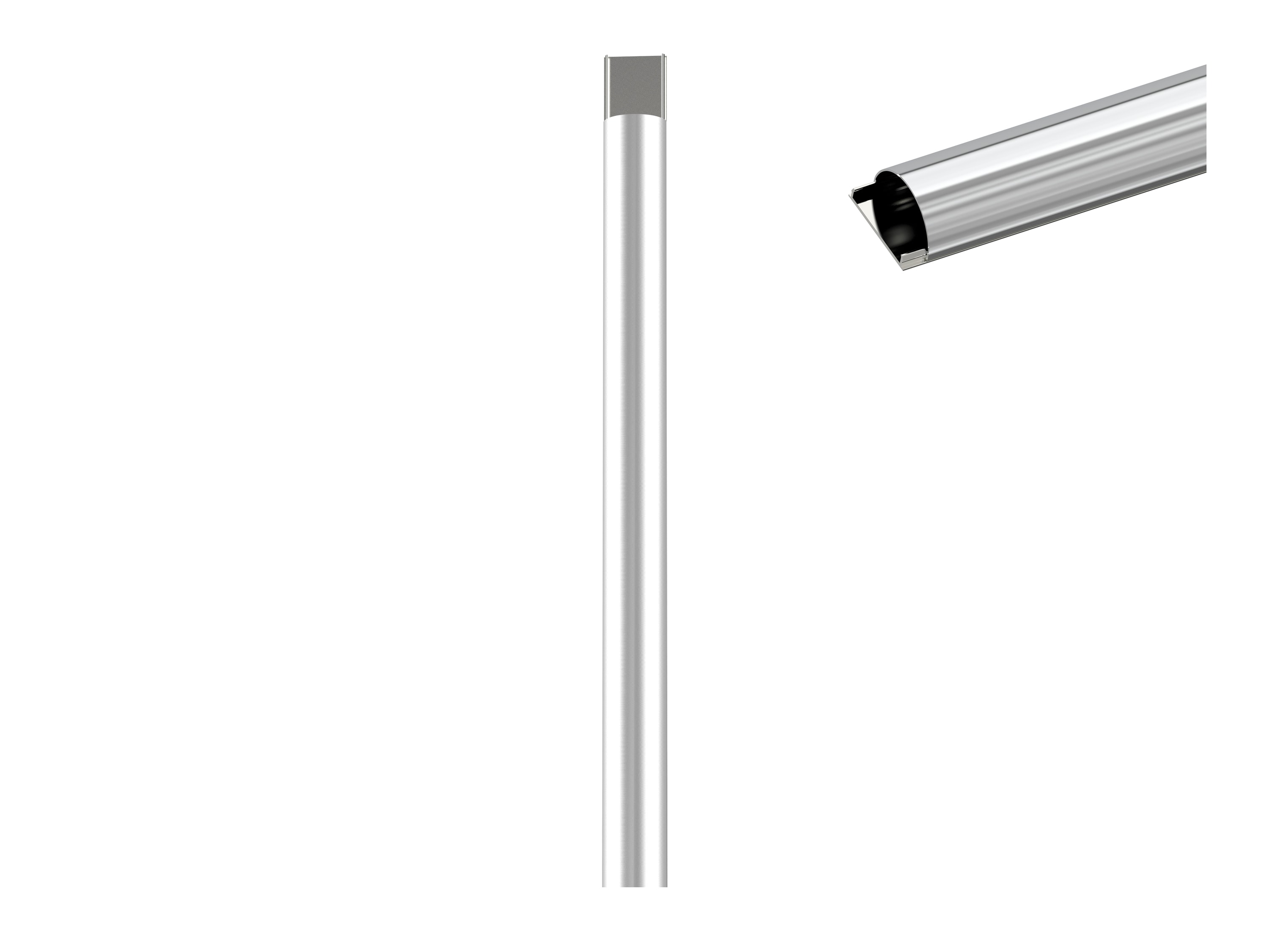 M Universal Cable Cover Aluminium 50mm-W 1600-L
