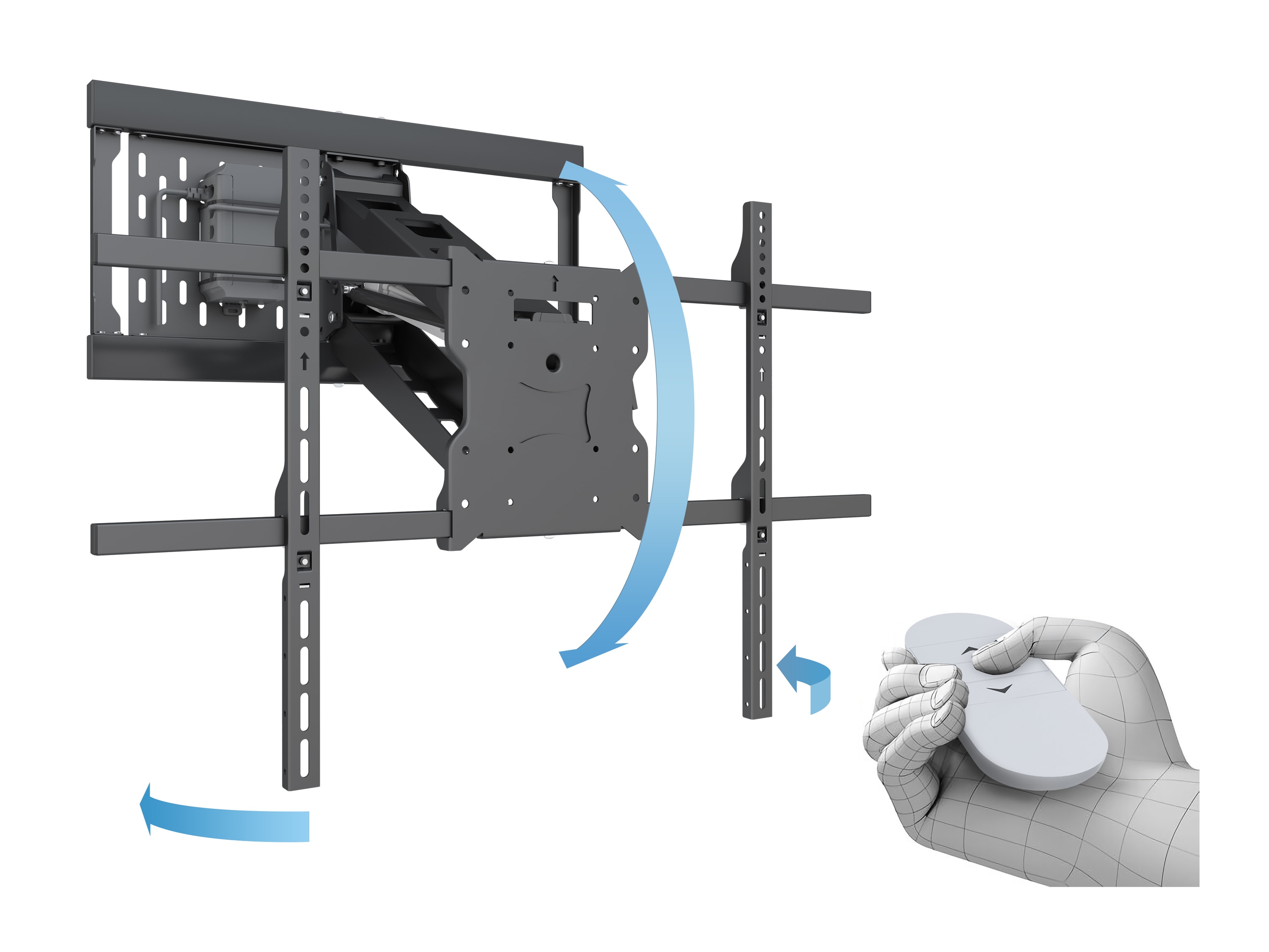 M Motorized Pull Down Full Motion Flexarm 42"-86"