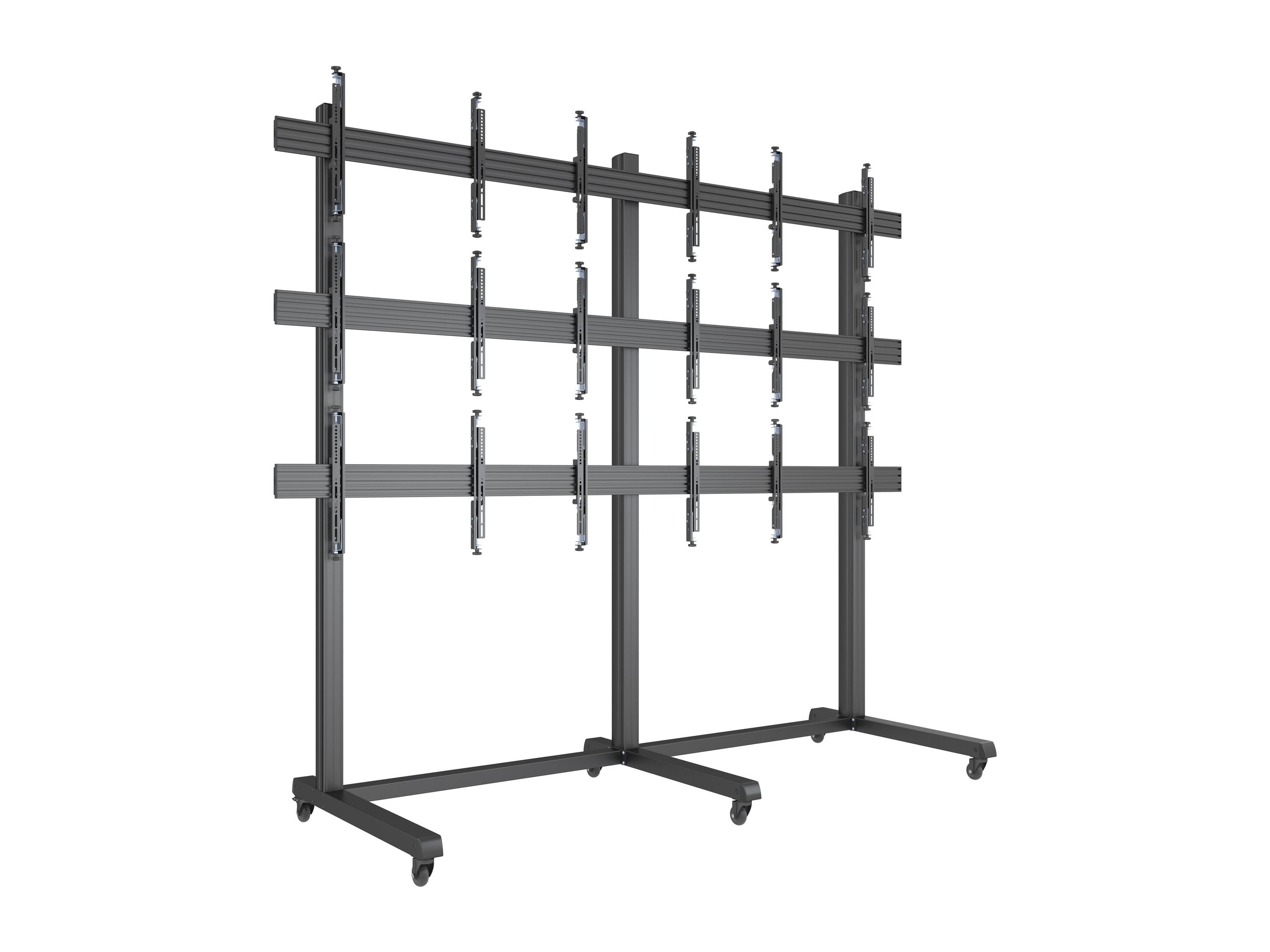 M Pro Series Video Wall Stand 3x3 43-65" Black