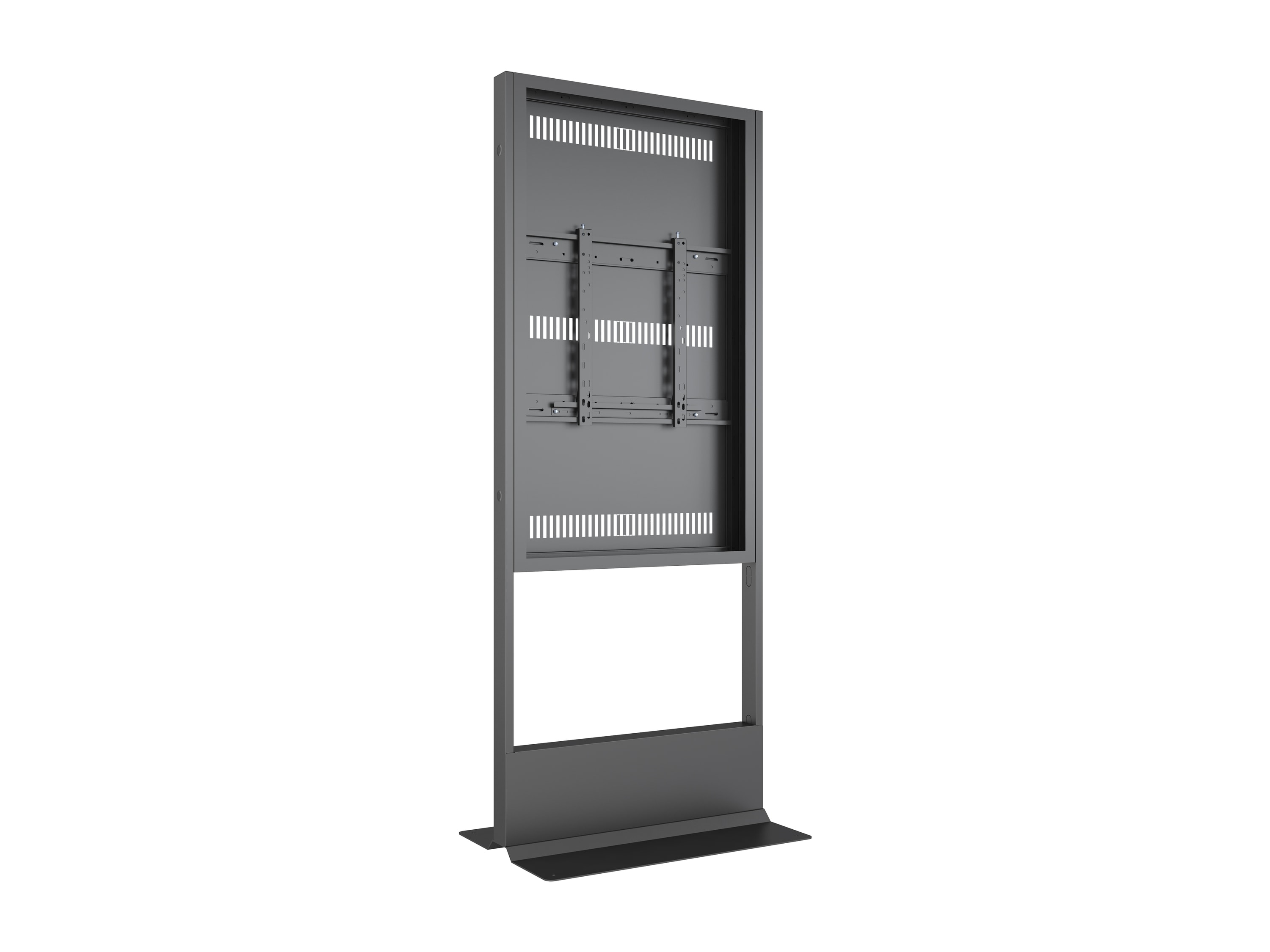 M Pro Series Enclosure 55" Totem Floorbase Black