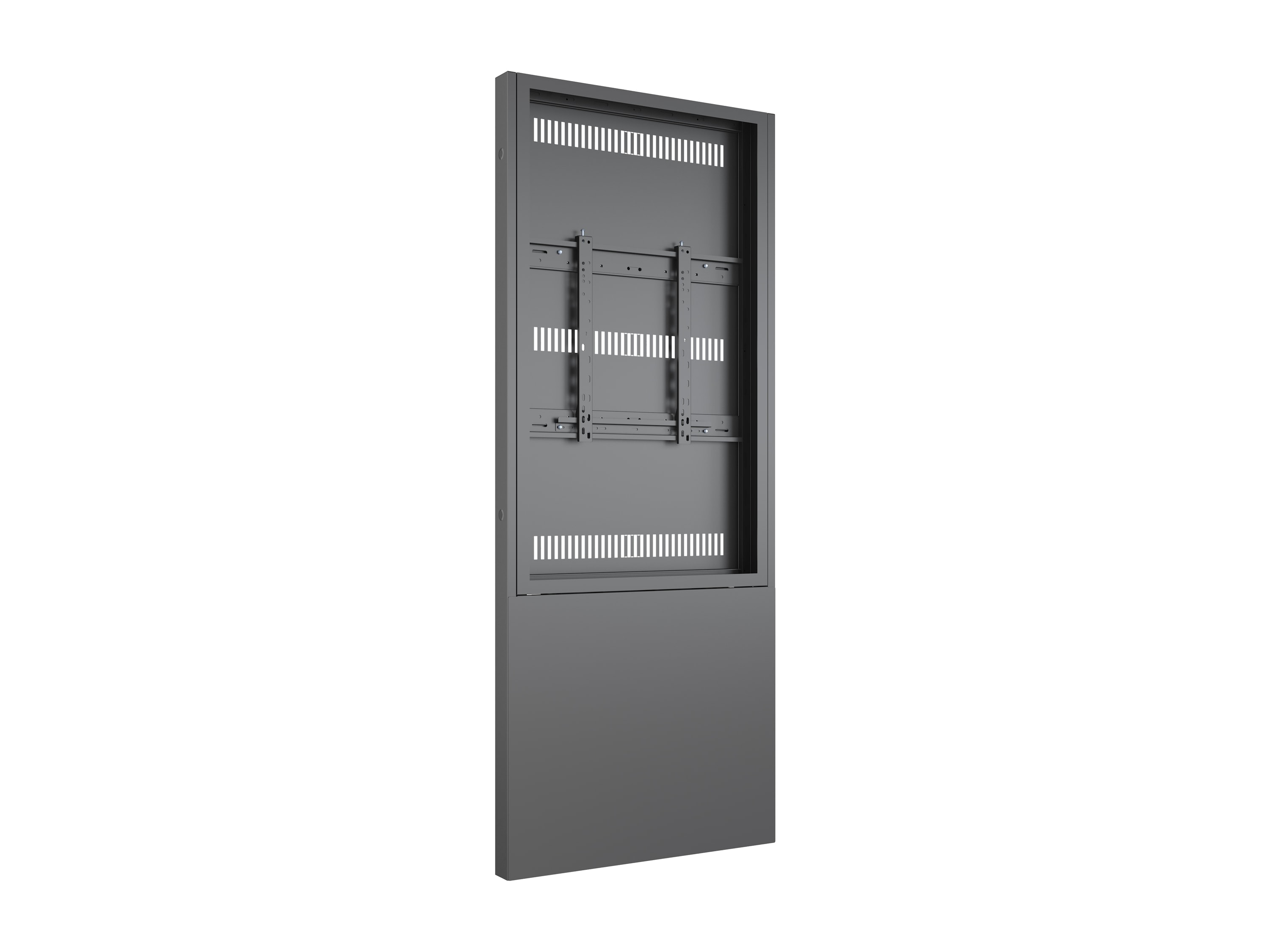 M Pro Series Enclosure 55” Totem Covered Floormount Black