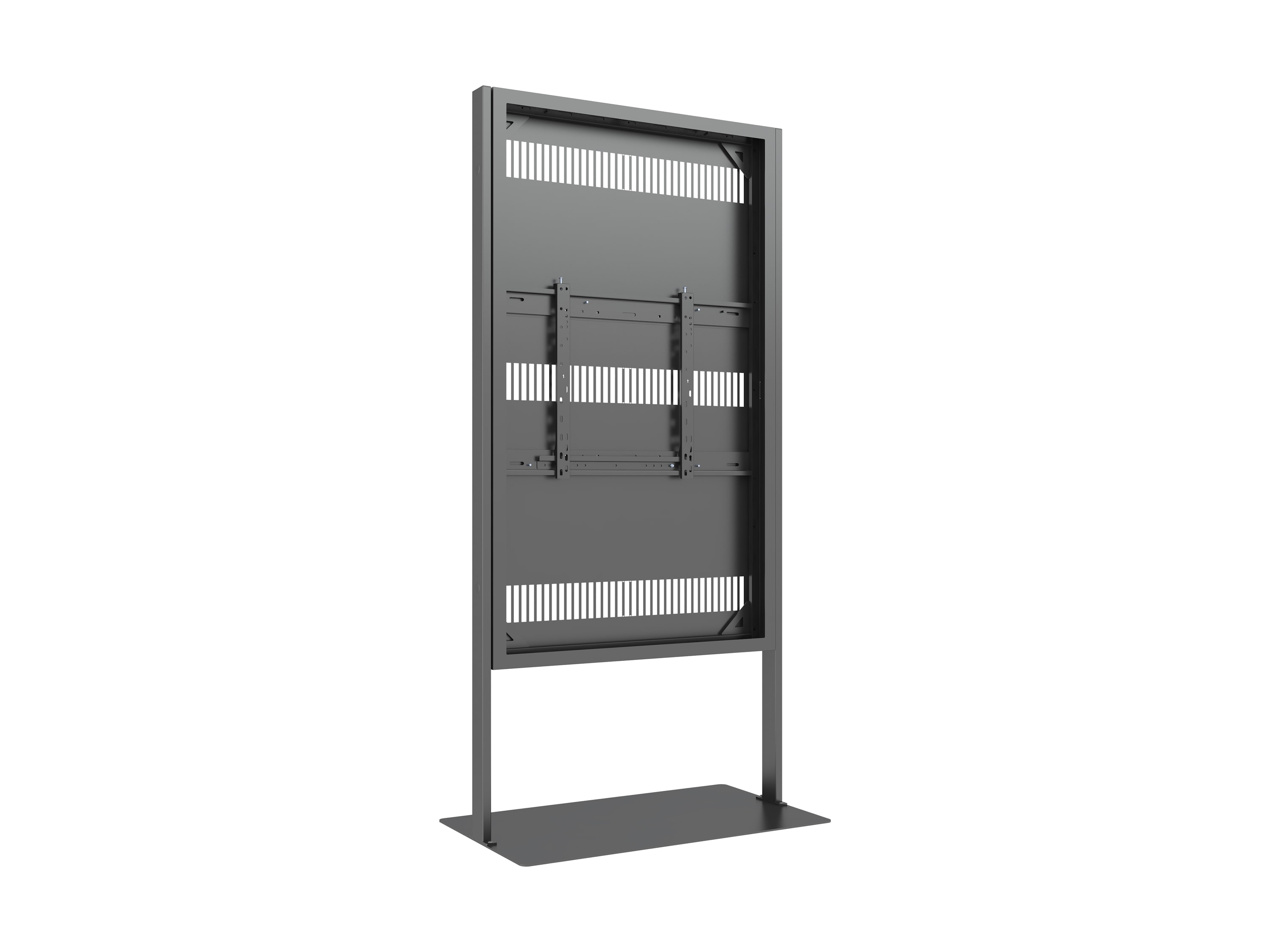 M Pro Series Enclosure 65" Totem Floorbase Black