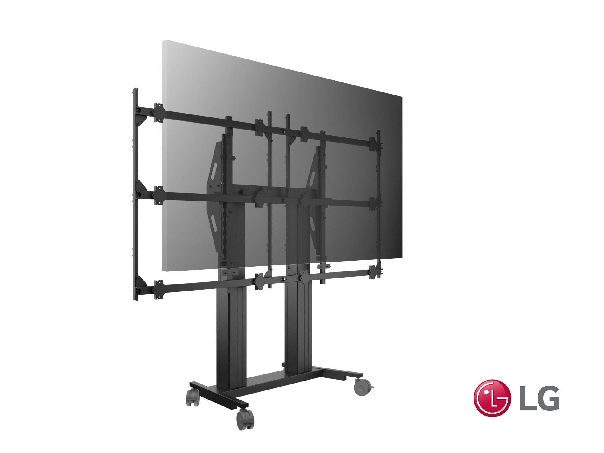 M Pro Series LG LED Floorstand Motorized All In One LAEC015-GN2 136"