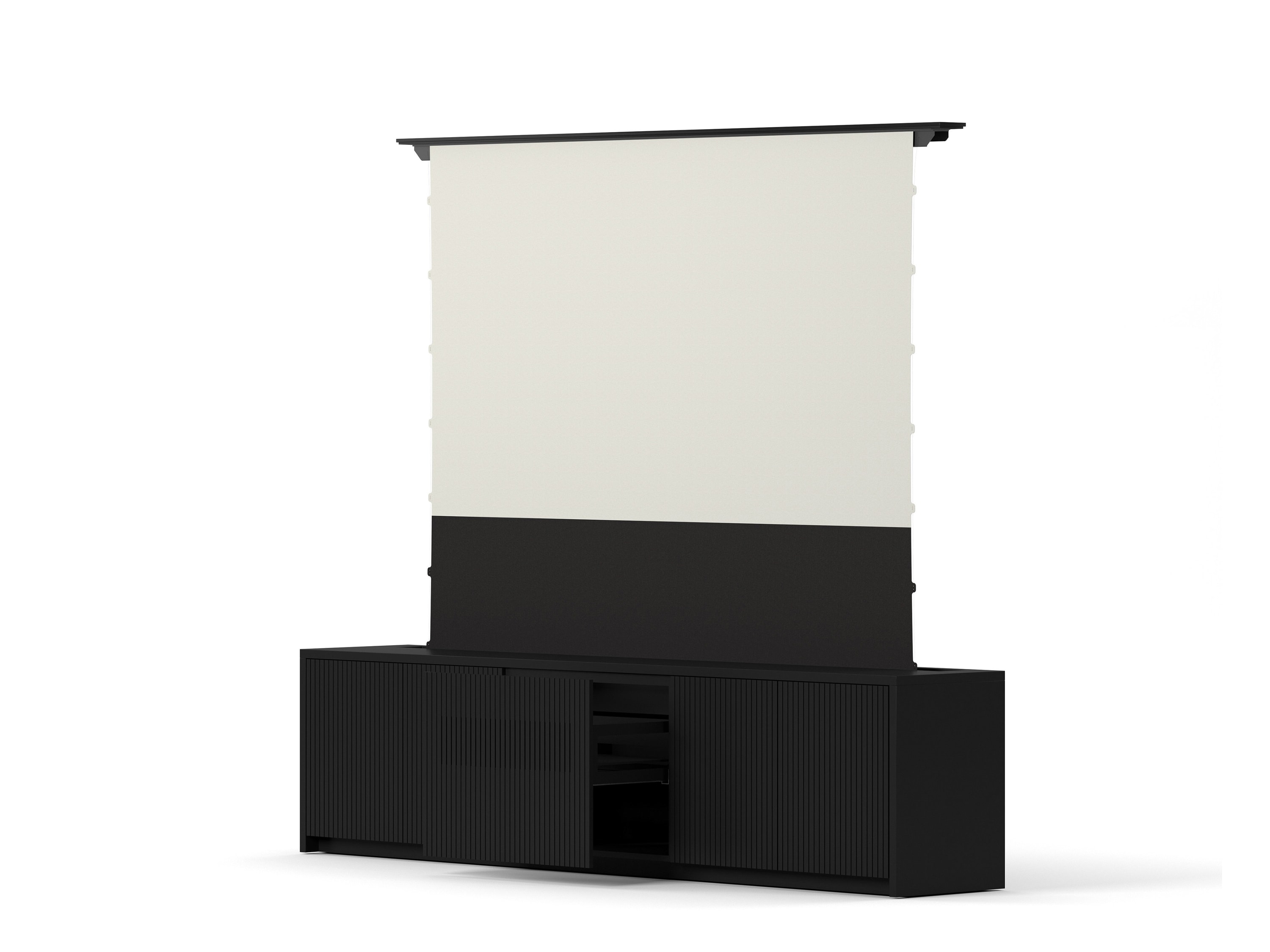 M Projection Laser TV Cabinet 84" Black