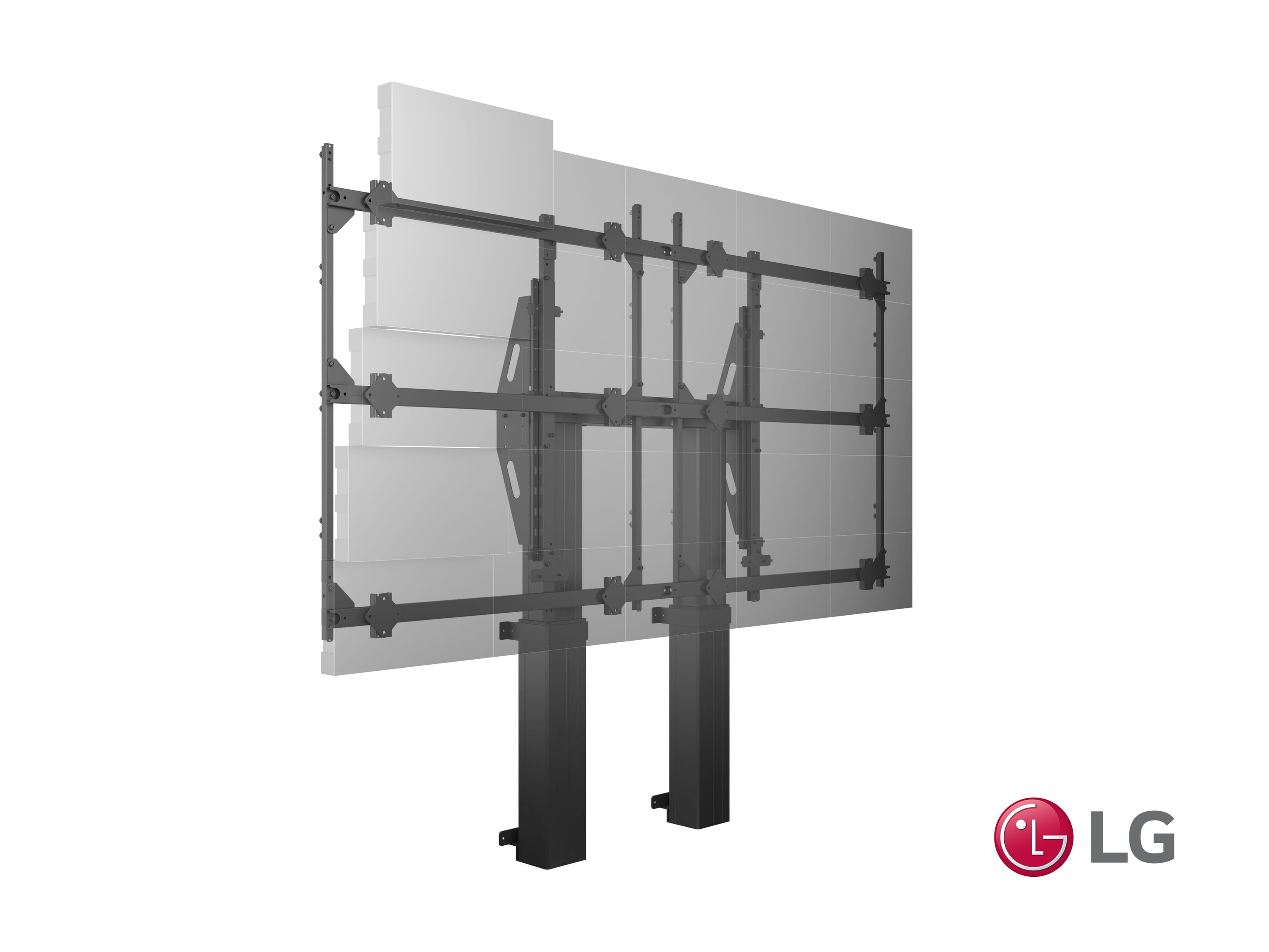 M Pro Series LG LED Wallstand Motorized All In One Magnit 136"