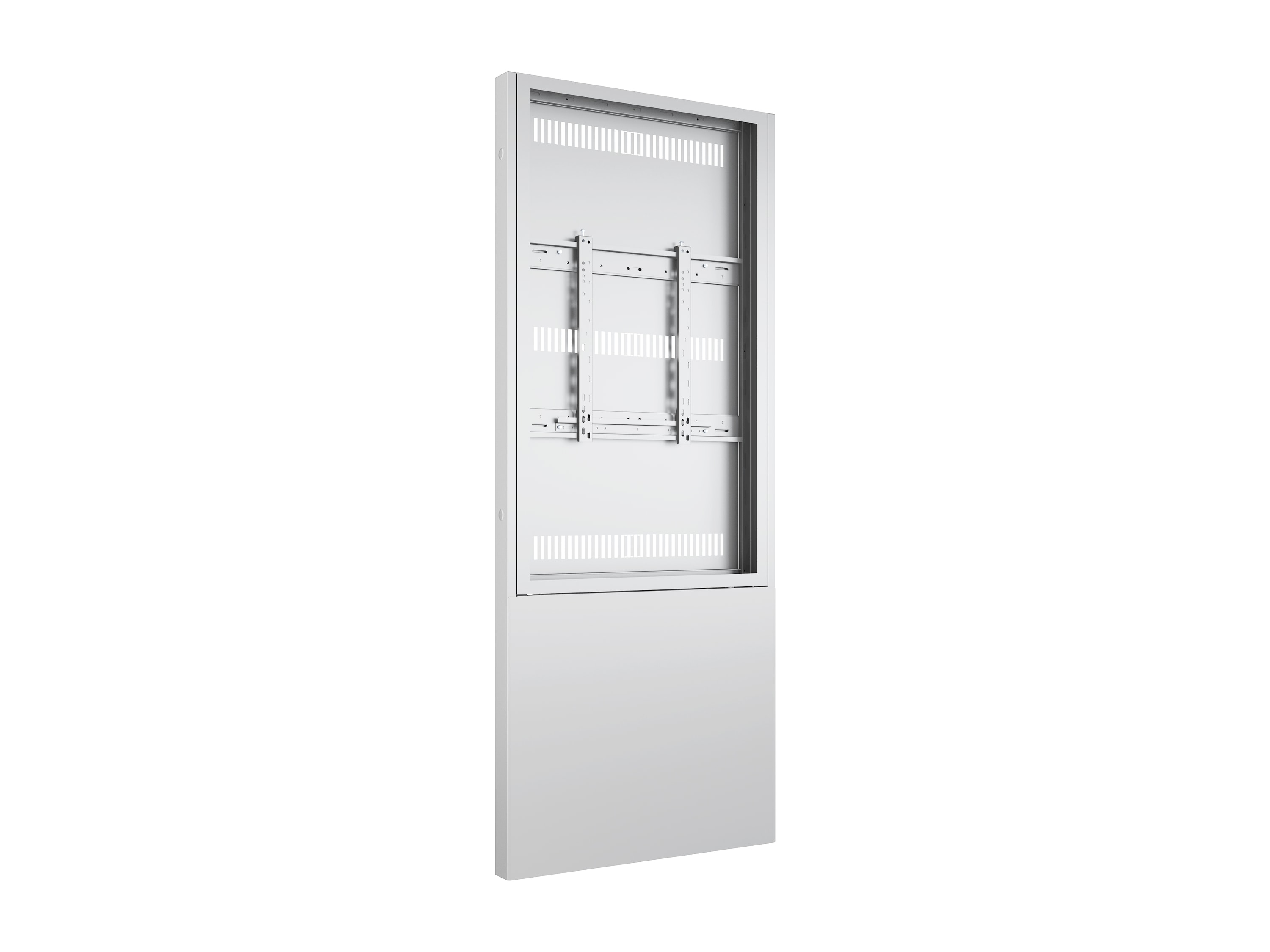 M Pro Series Enclosure 55” Totem Covered Floormount White