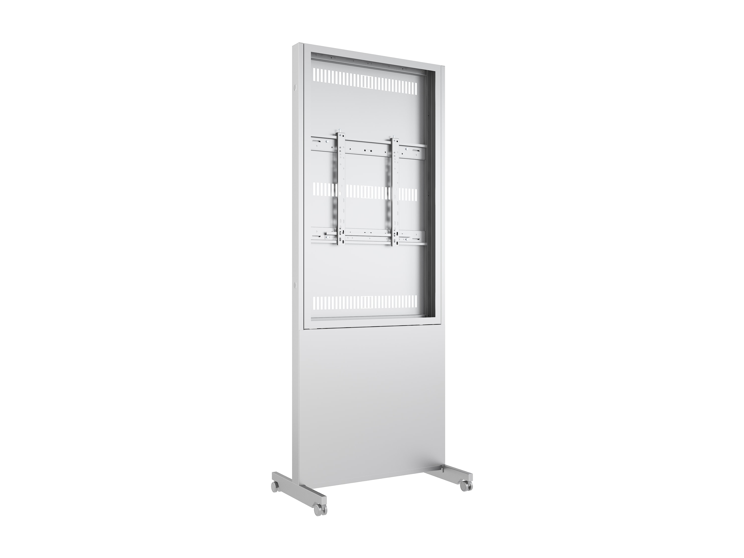 M Pro Series Enclosure 55” Totem Covered Wheelbase White