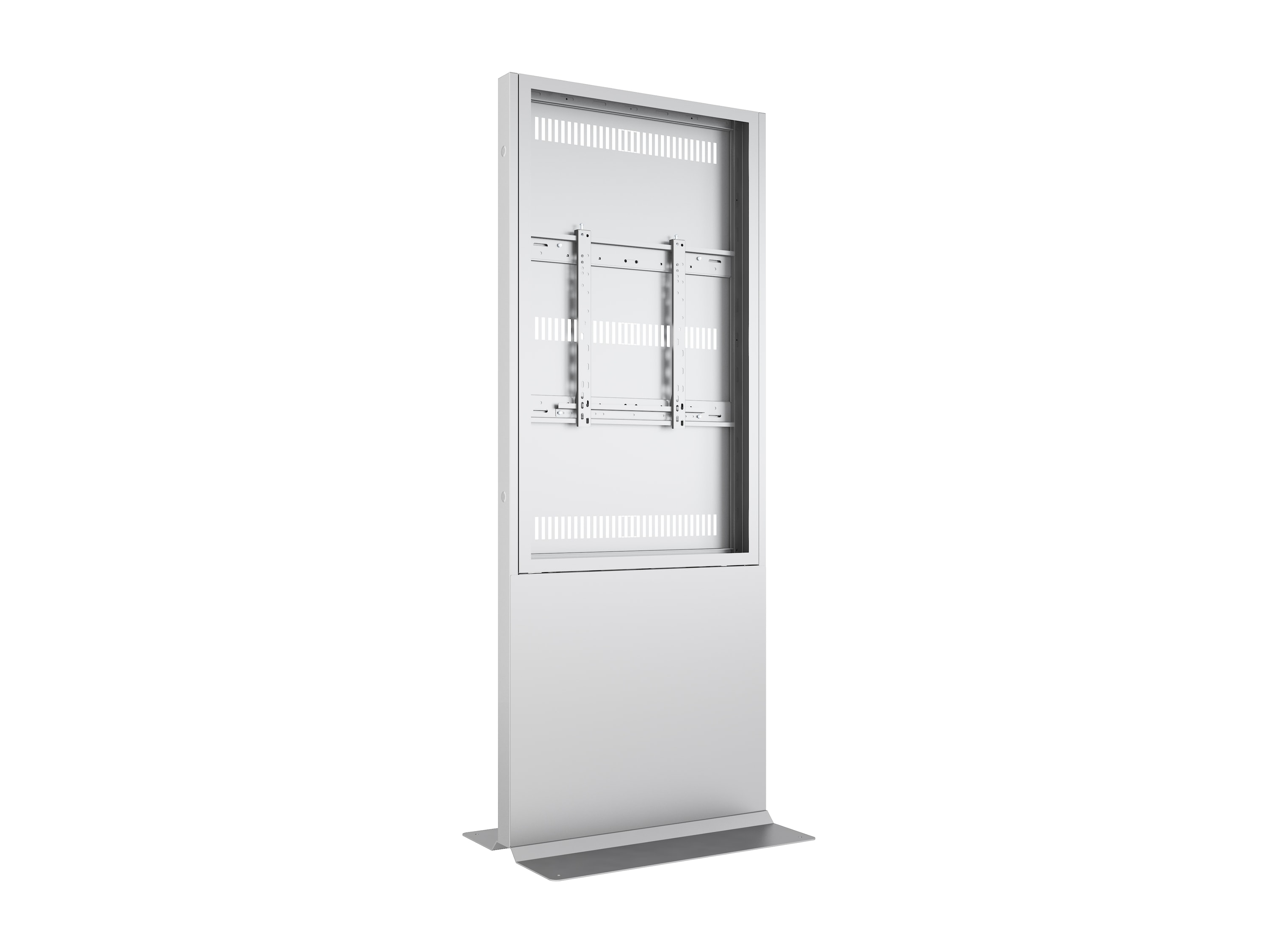 M Pro Series Enclosure 55” Totem Covered Floorbase White