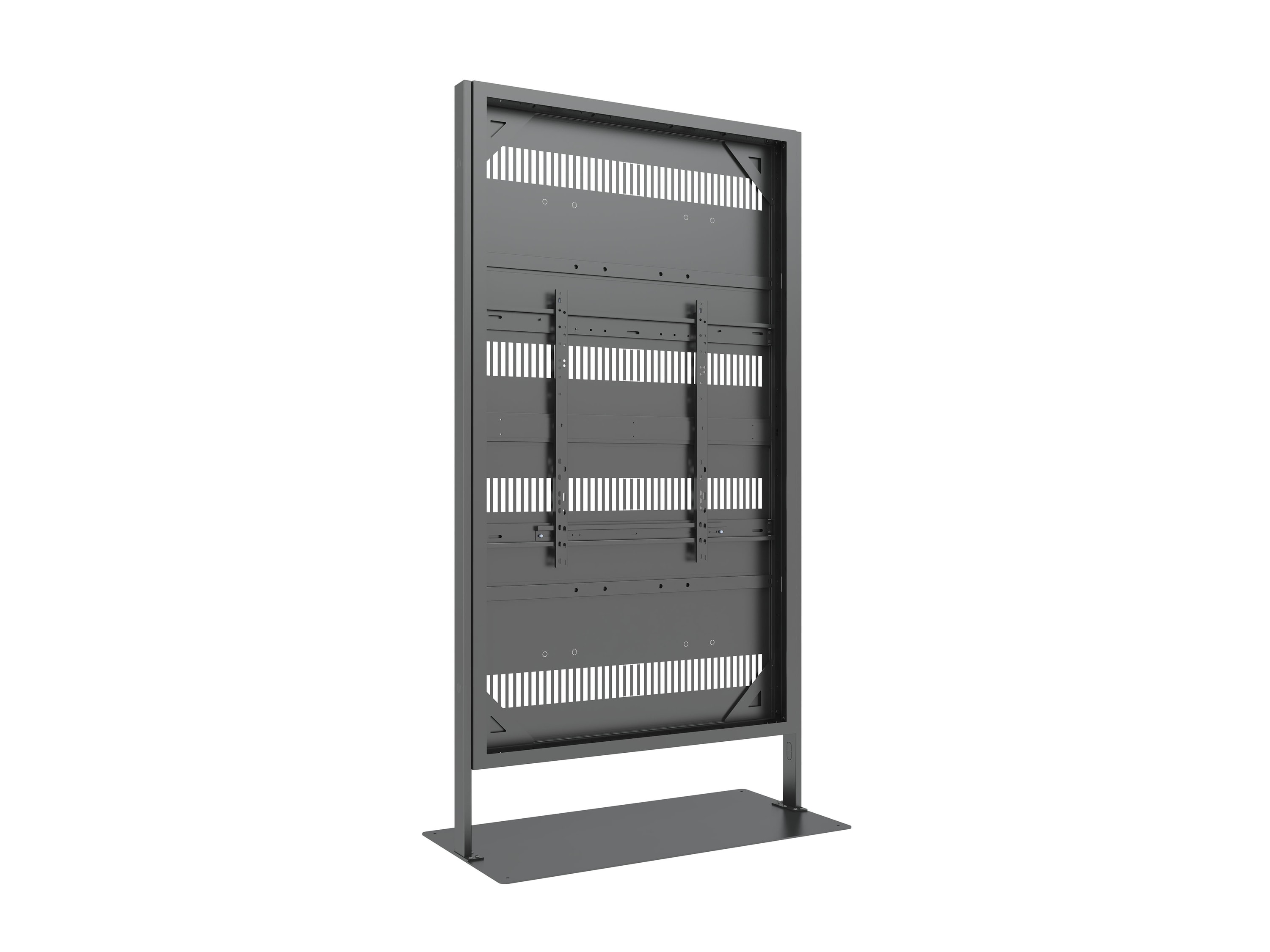 M Pro Series Enclosure 86" Totem Floorbase Black