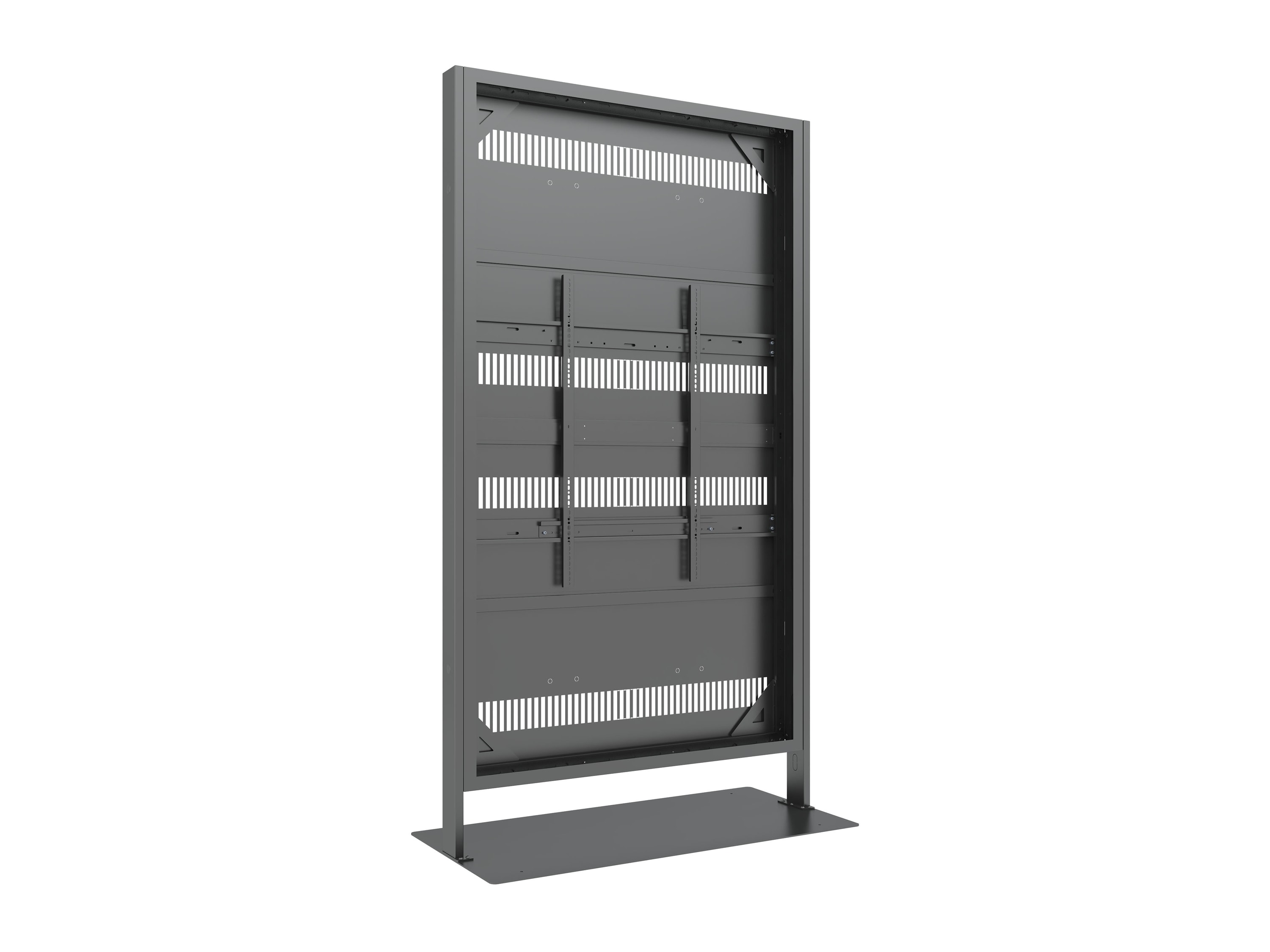 M Pro Series Enclosure 98" Totem Floorbase Black