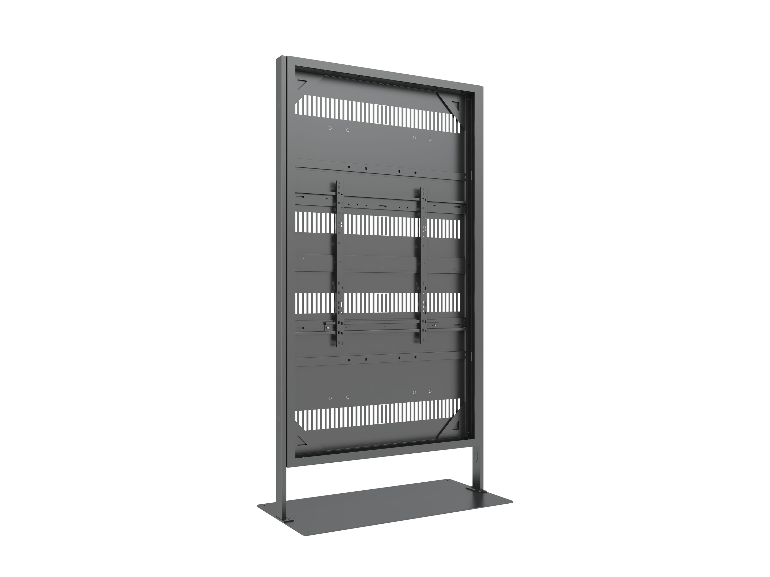 M Pro Series Enclosure 85" Totem Floorbase Black