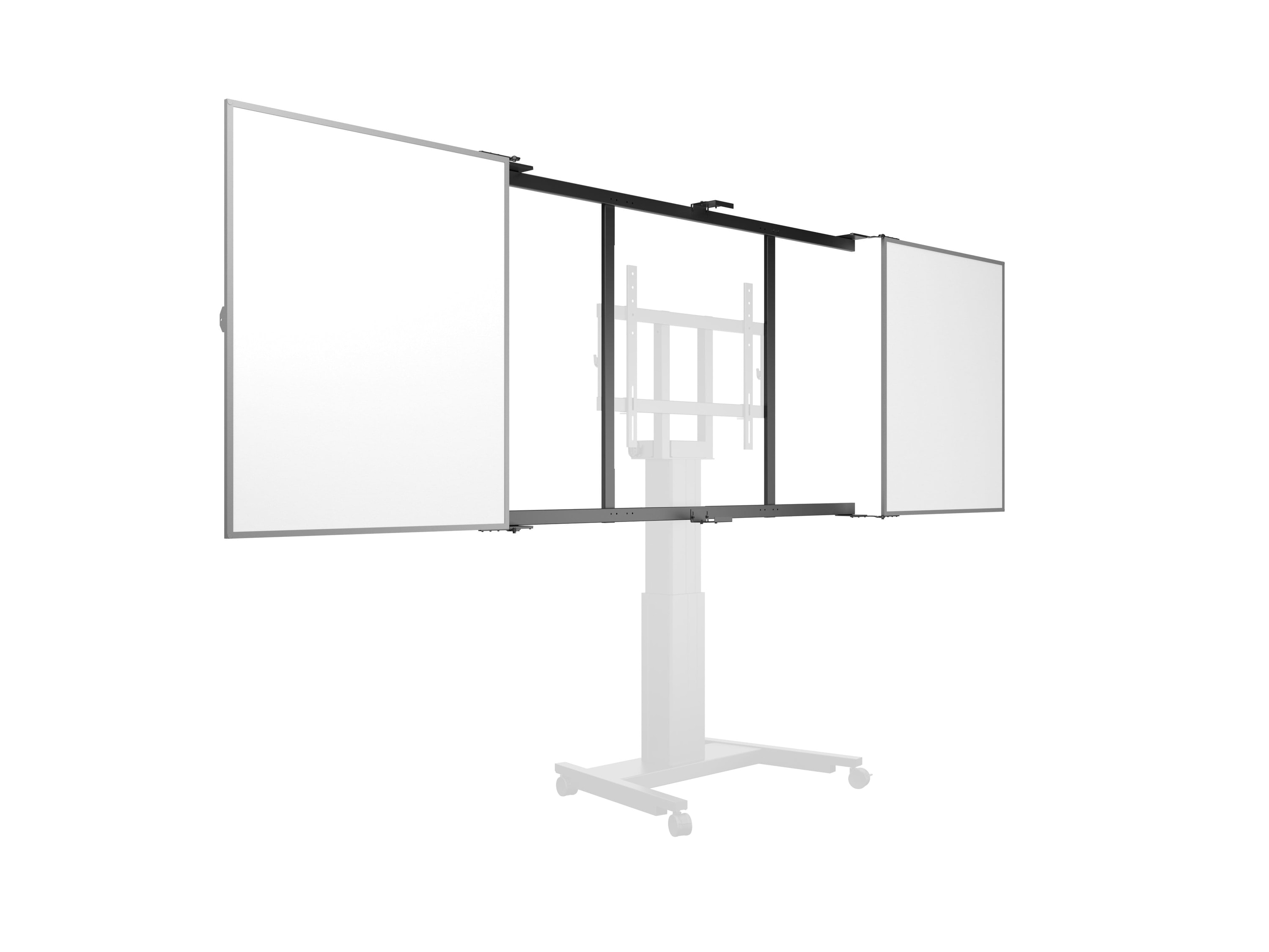 M Motorized Whiteboard Set 75" Public Floorstand