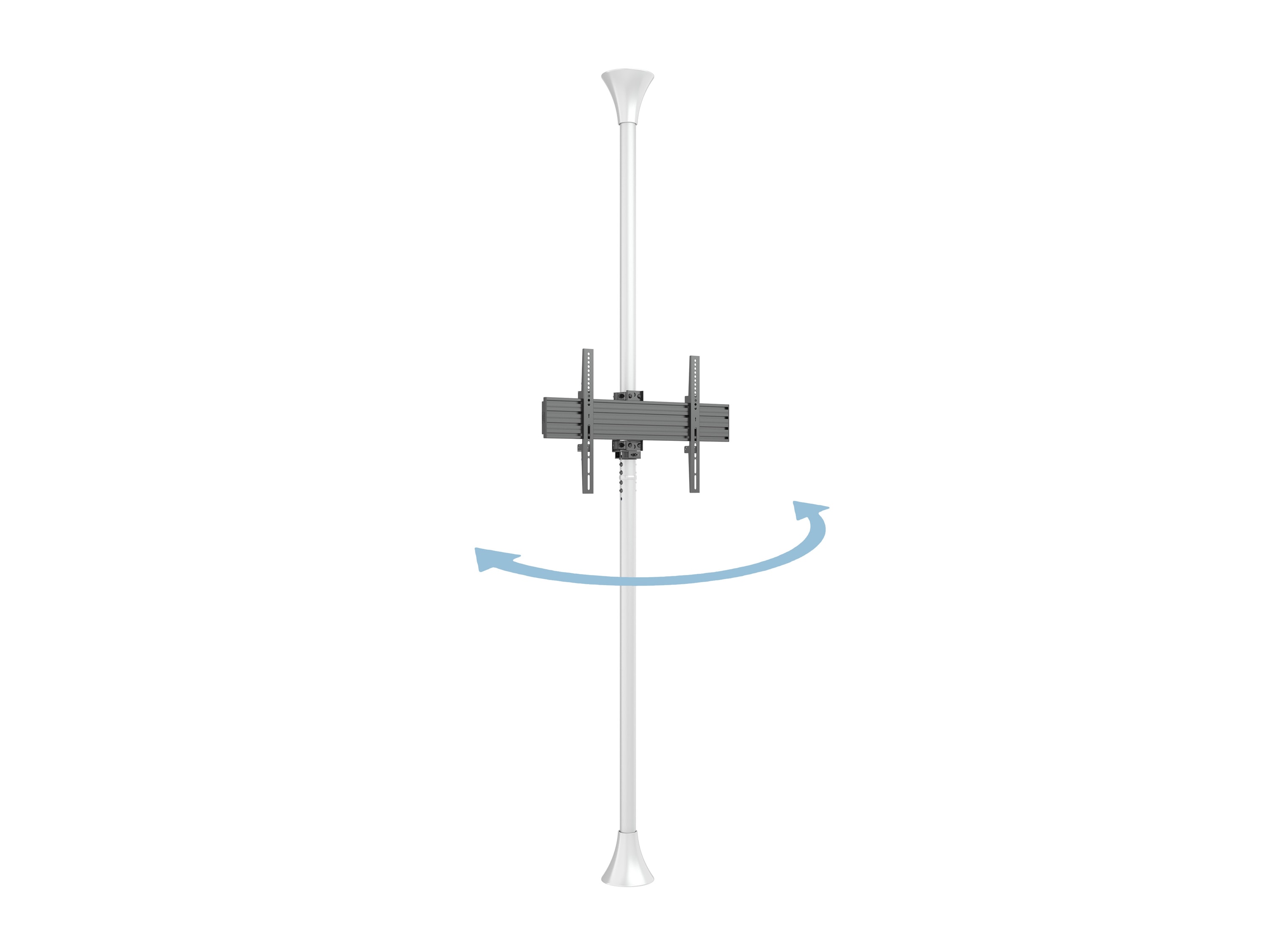 M Floor to Ceiling Mount Pro MBFC1U Turn White