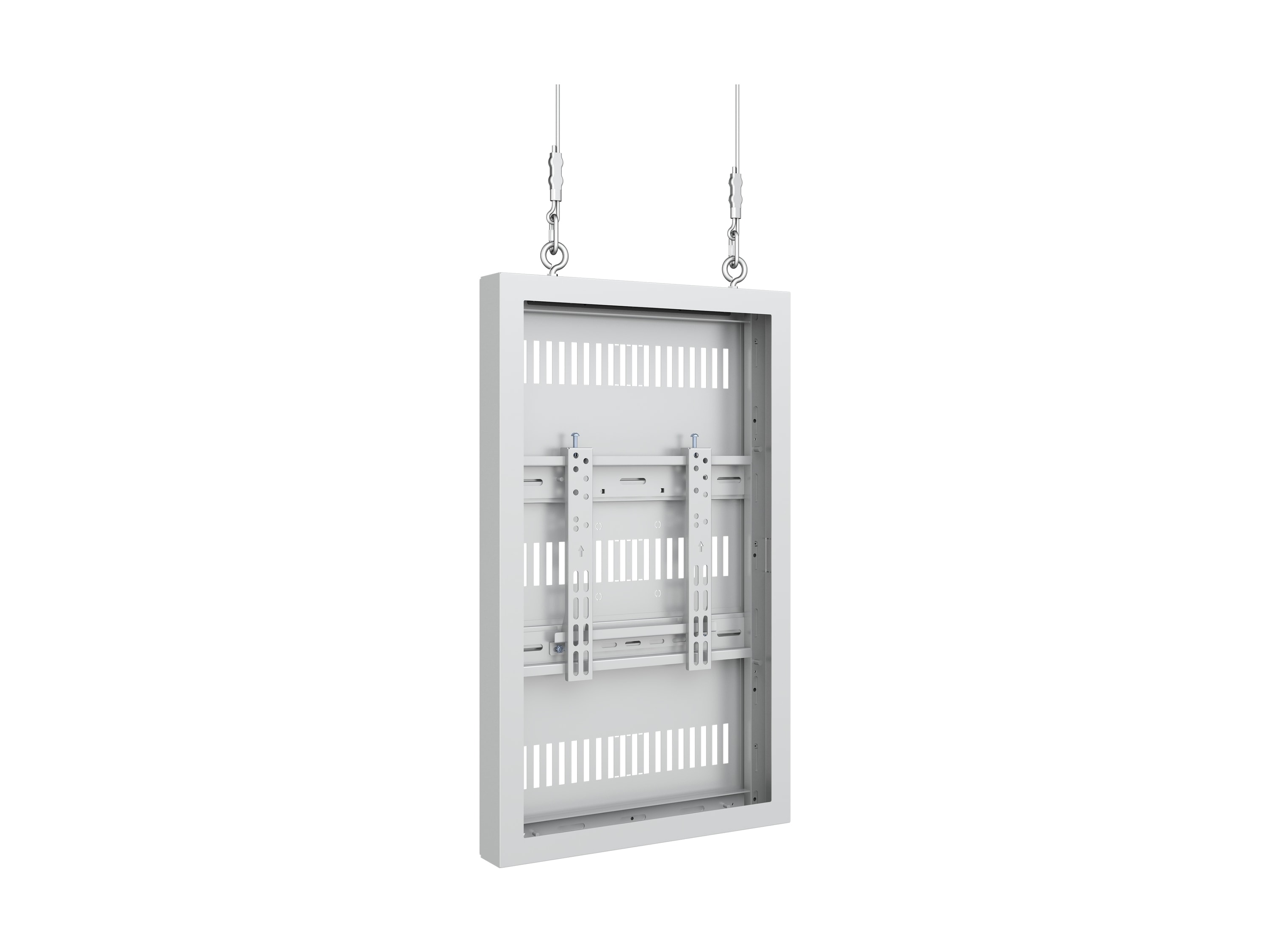 M Pro Series Enclosure 32" Wire Slim Small White
