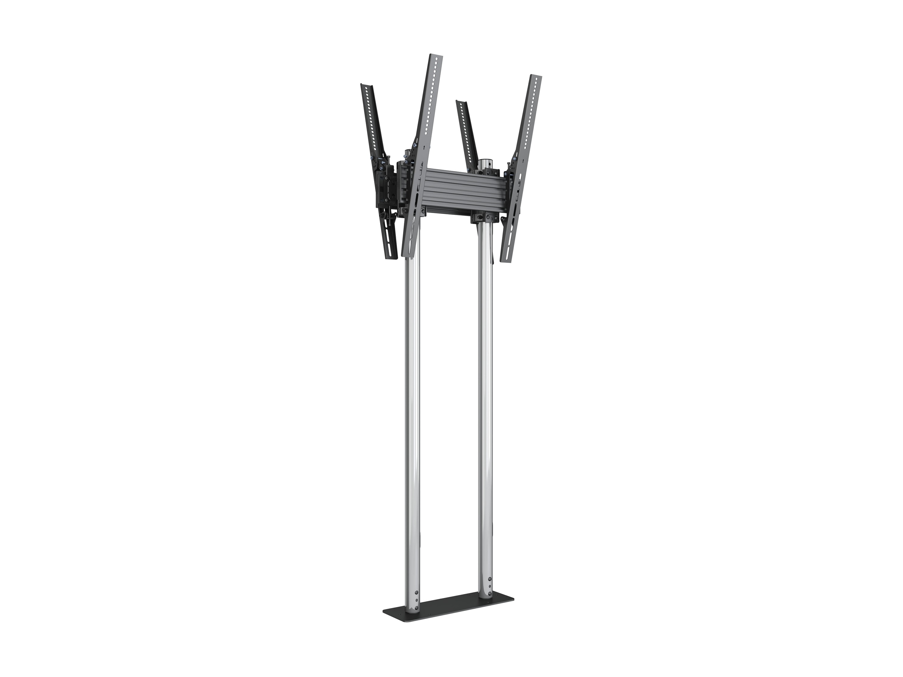 M Dual Pole Floormount Pro B2B 55"-90" Chrome