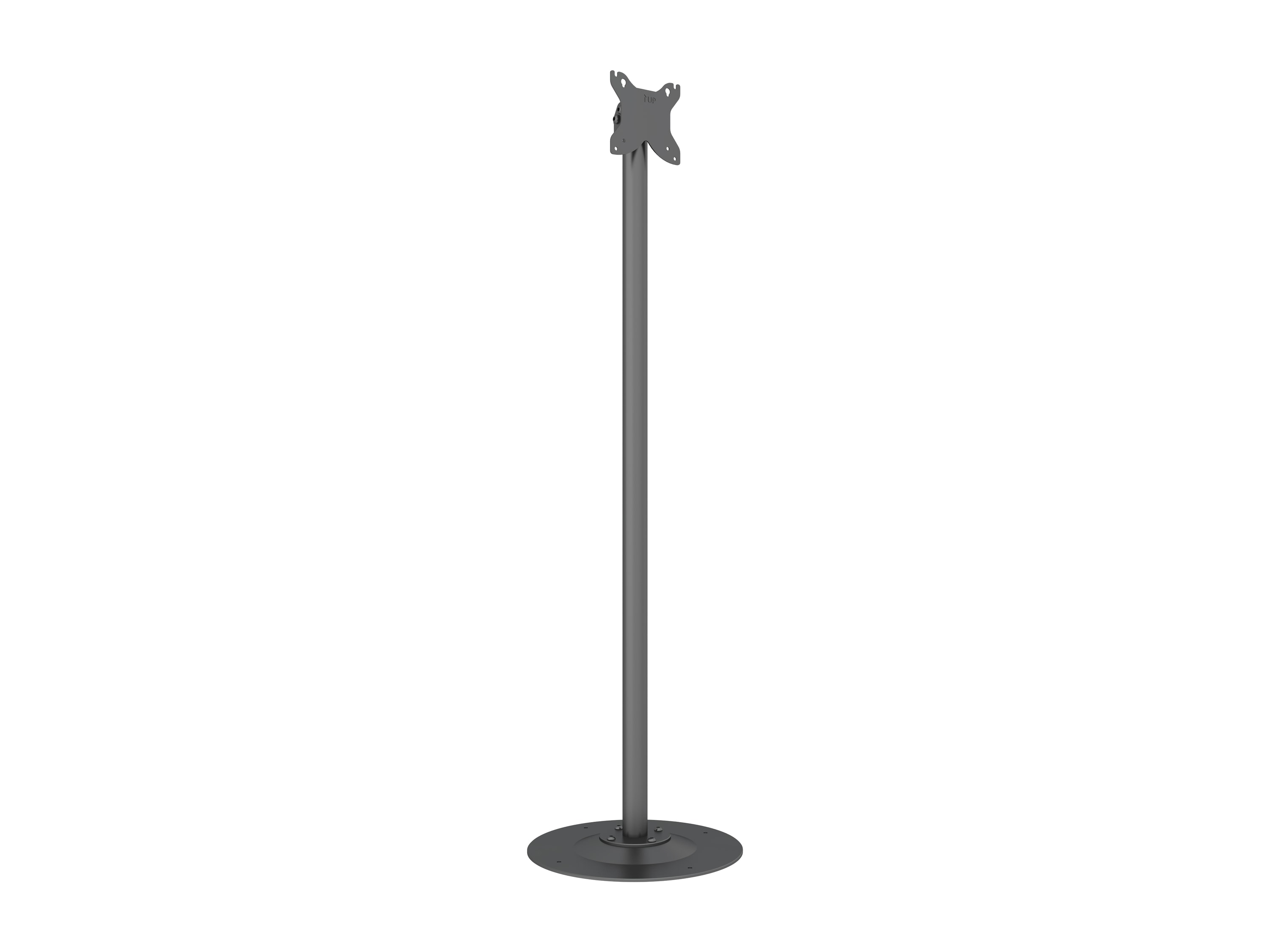 M Pro Series Single Pole Floorbase Black