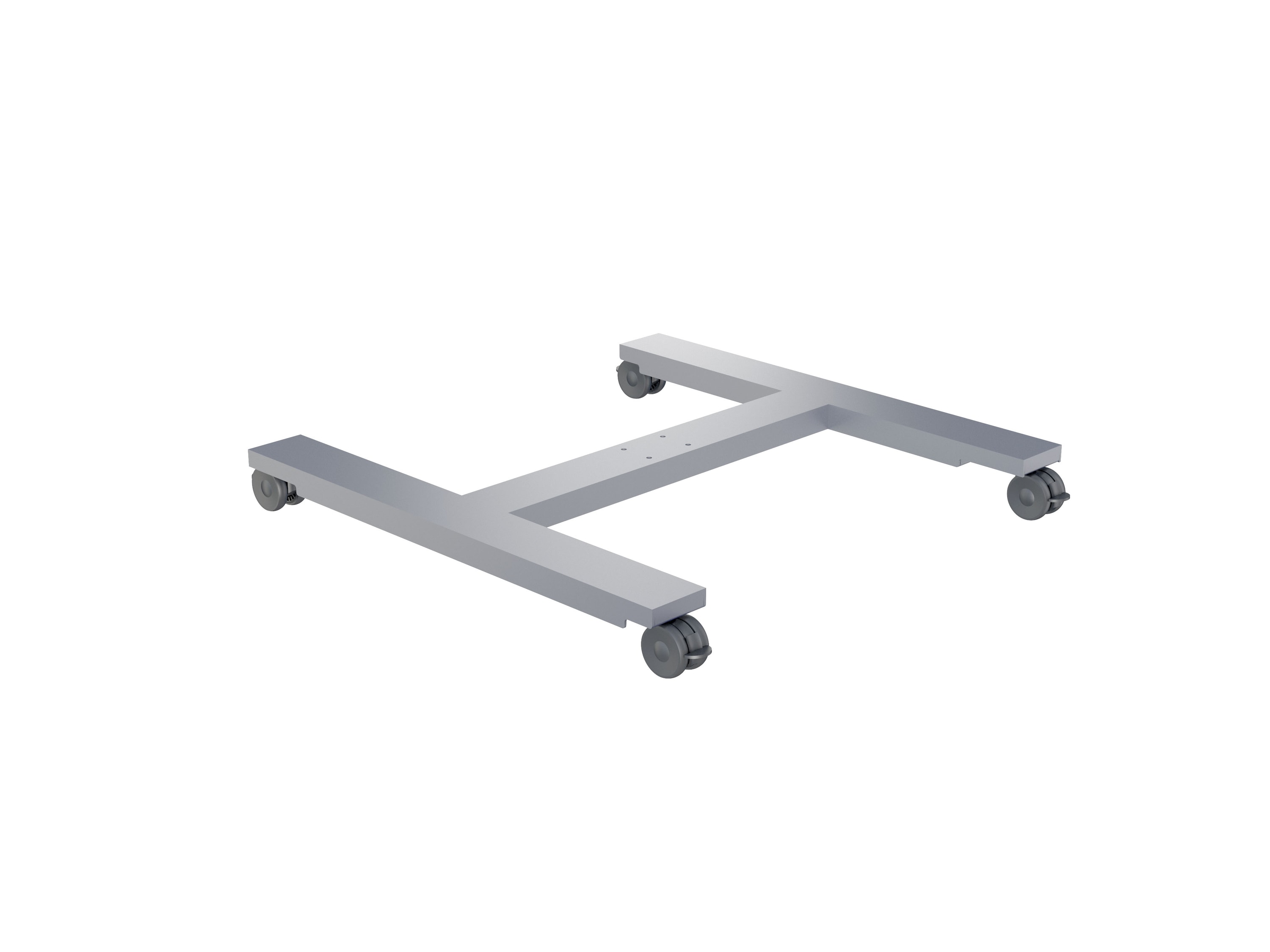 M Public Display Stand Wheelbase HD B2B Silver