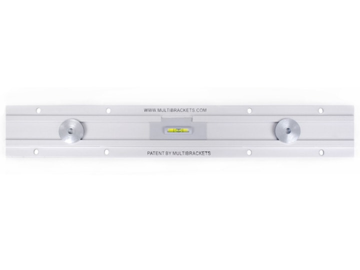 M Universal Wallmount Super Slim Silver Small