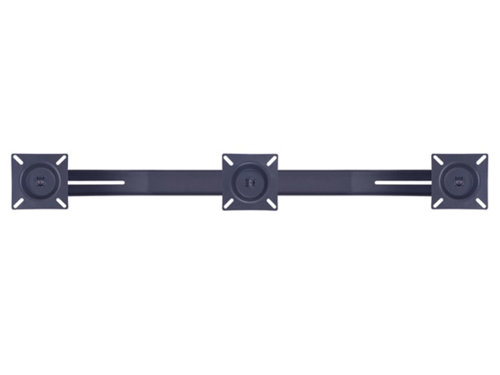 M Public Display Stand Triple Screen Mount 10"-24" Black