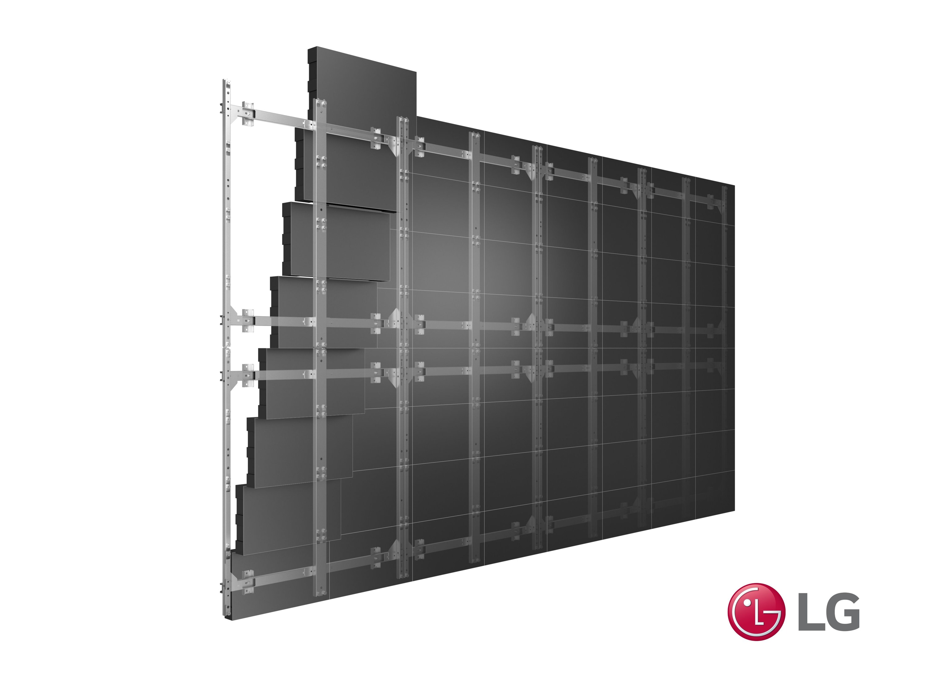 Pro Series LG LED WALL 8X8, 217" LG LAS0XXDBn-F