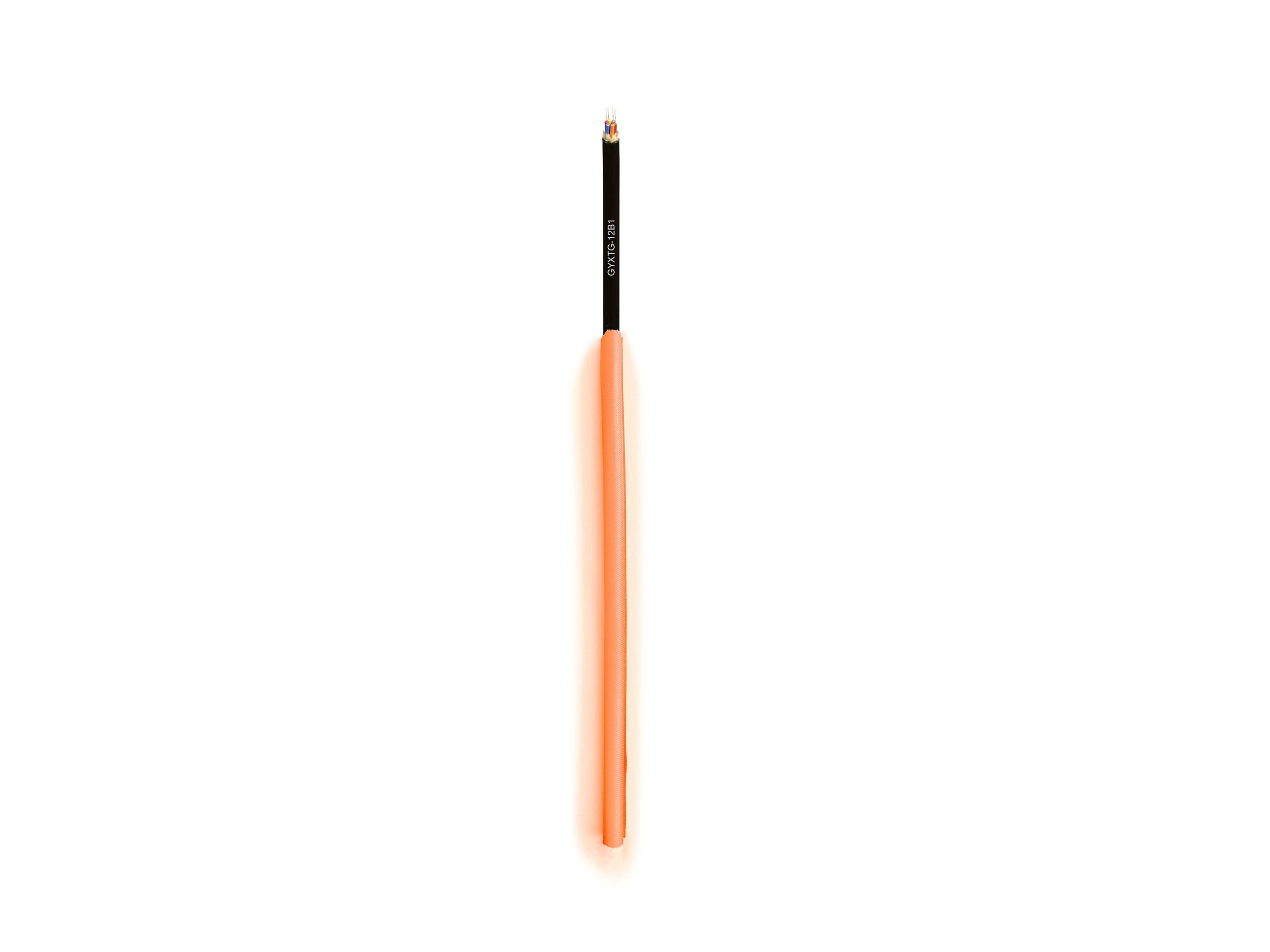 M Universal Cable Sock Self Wrapping 5mm Orange 25m