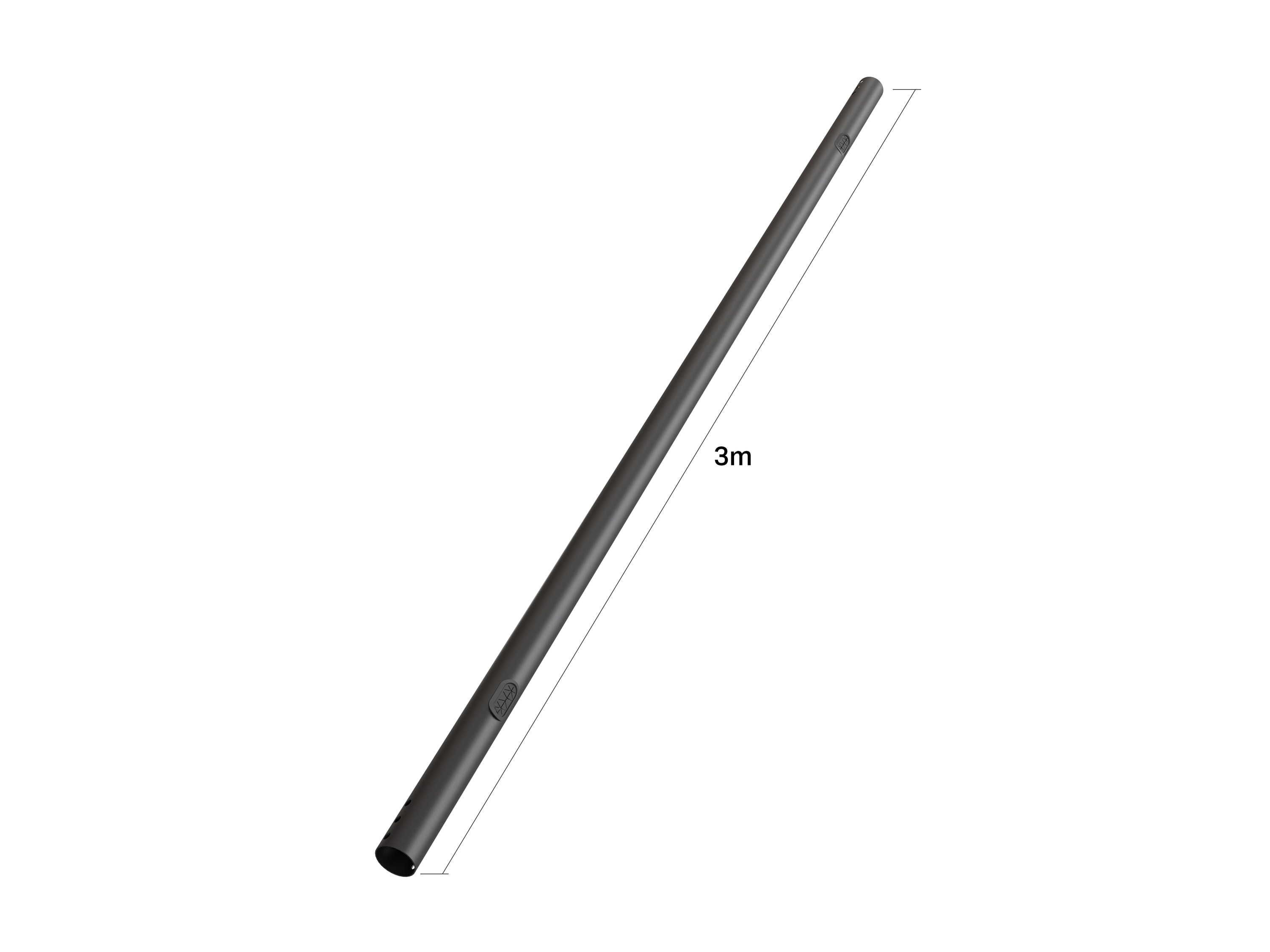 M Pro Series - Extension Pipe 3m Black