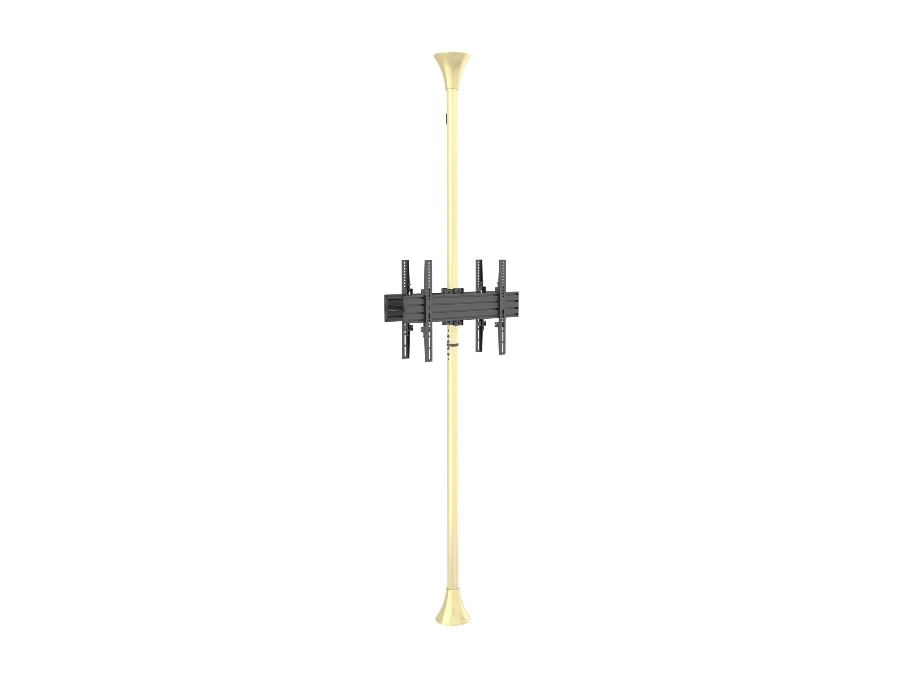 M Floor to Ceiling Mount Pro MBFC2U Brass