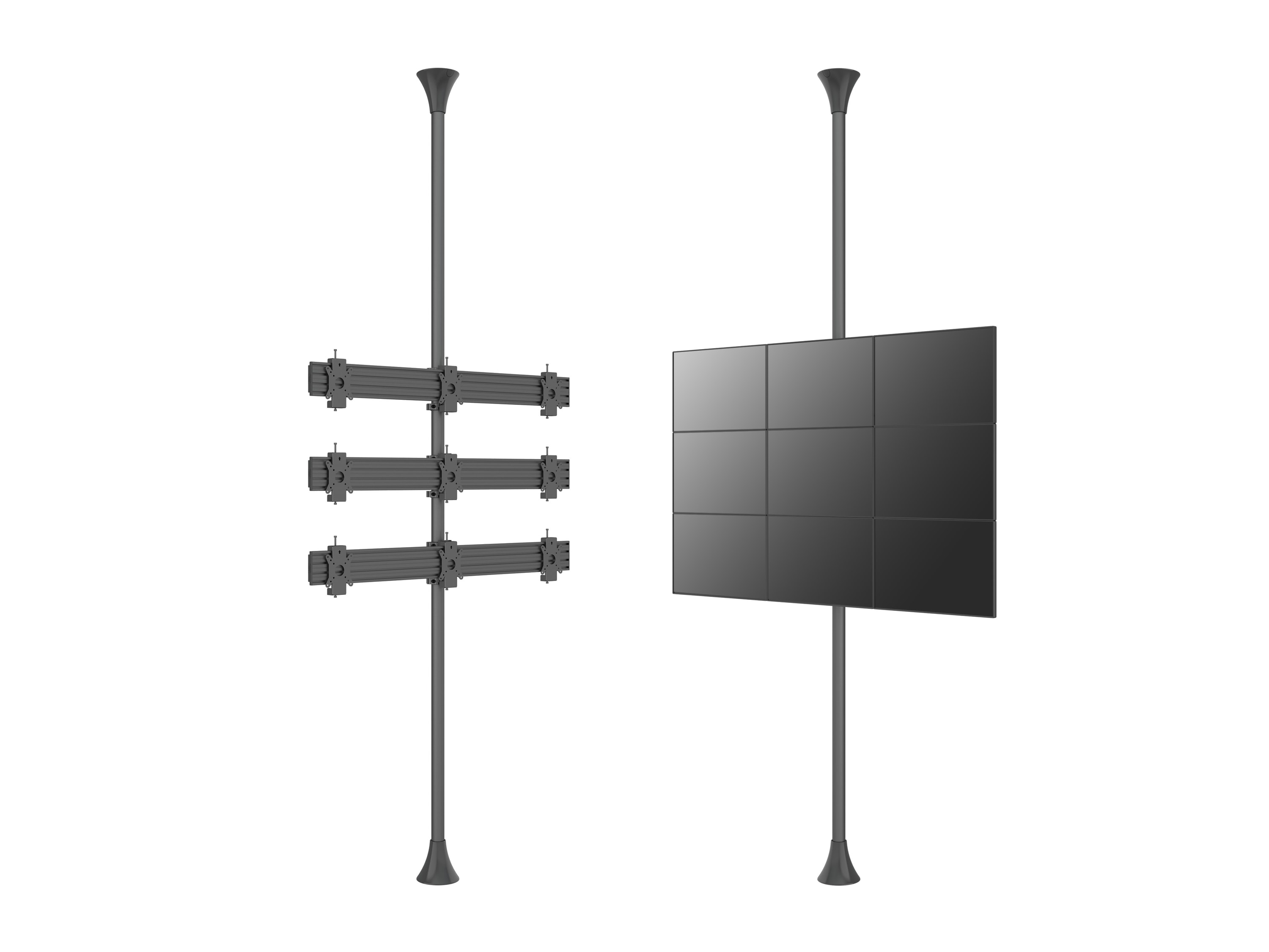 M Floor to Ceiling Mount Pro MBFC3X3U-F100