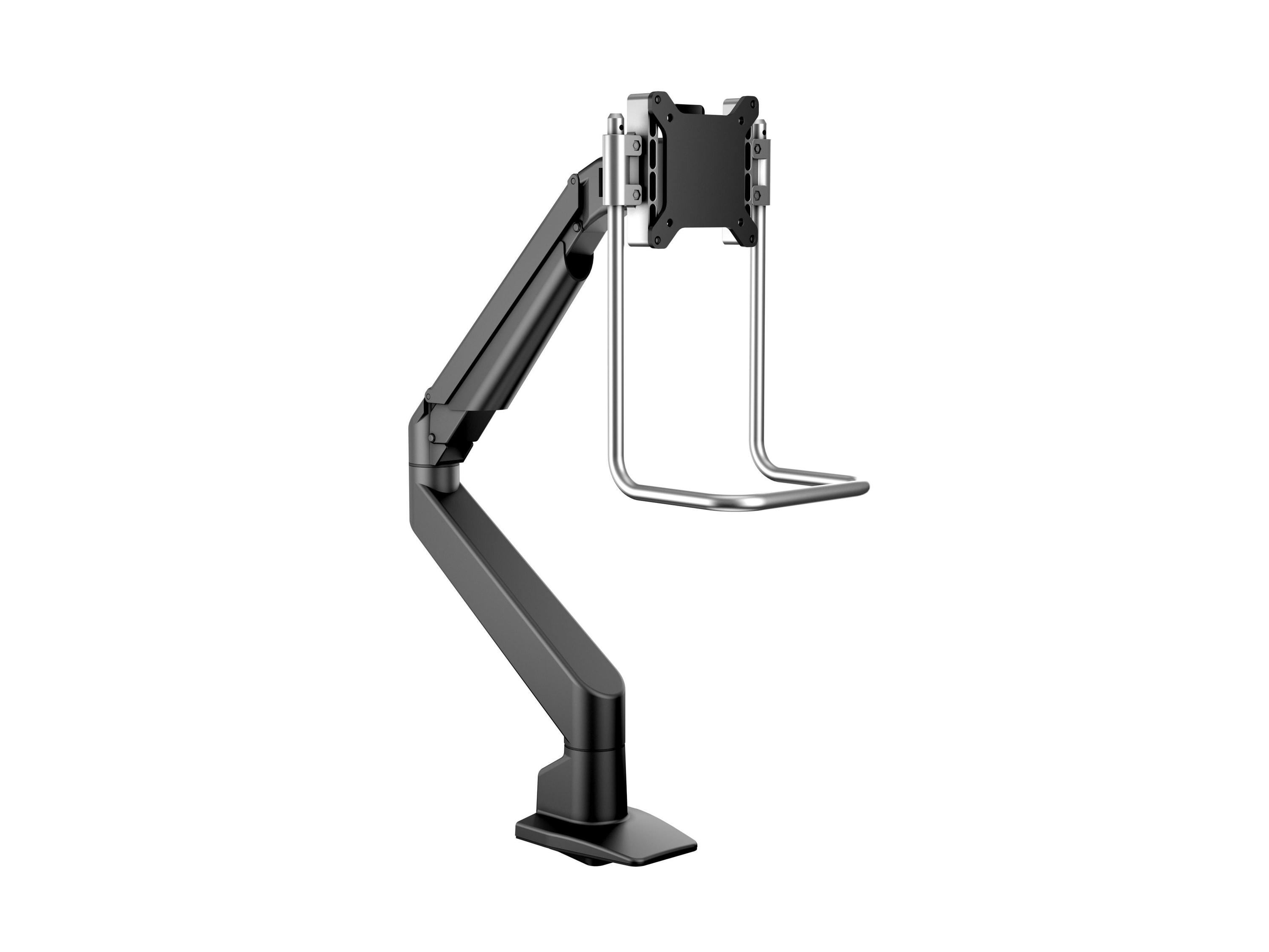 M VESA Gas Lift Arm Single Black HD w. handle