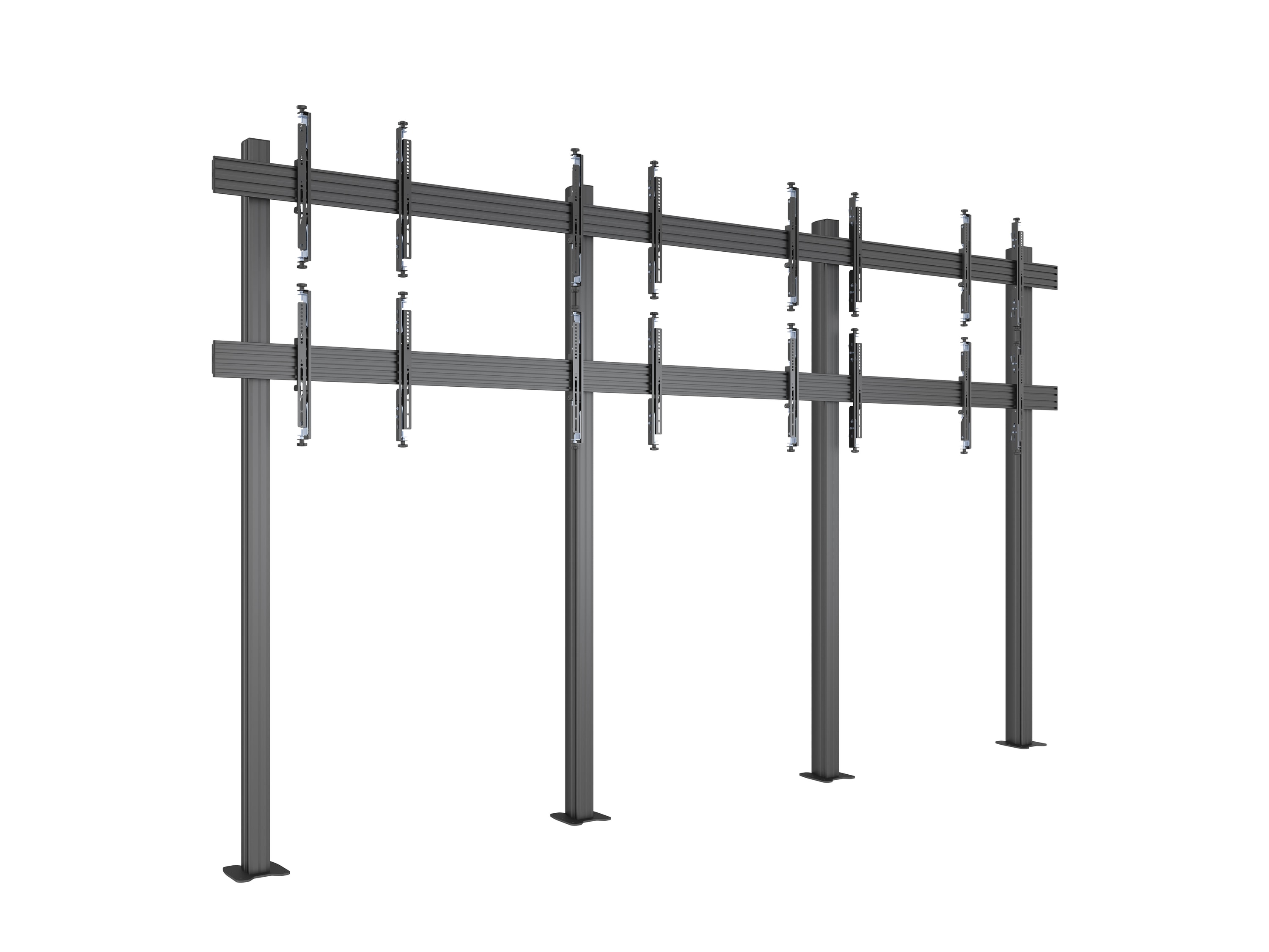 M Pro Series Floormount Column 4x2 MBFM4x2U 270 Micro Adjustable