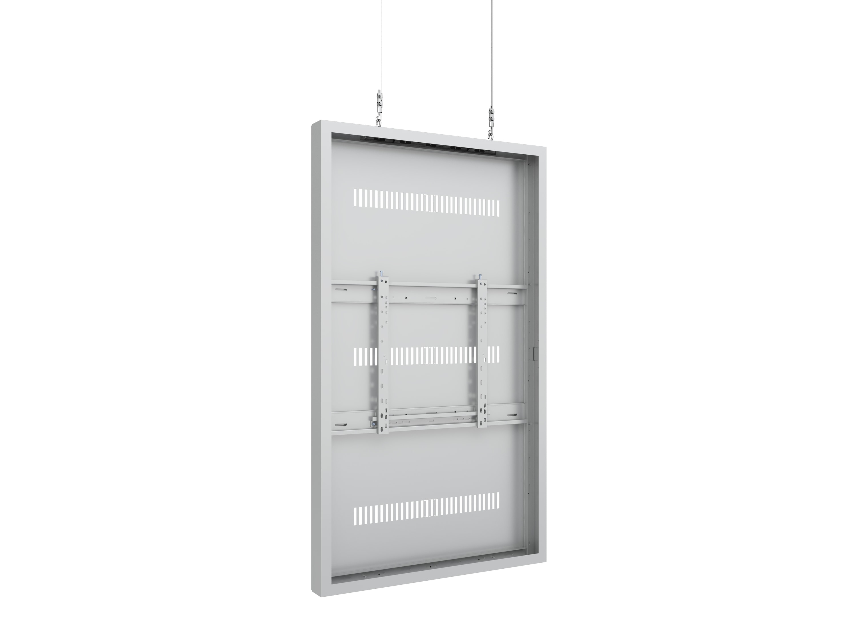 M Pro Series Enclosure 65" Wire Medium White