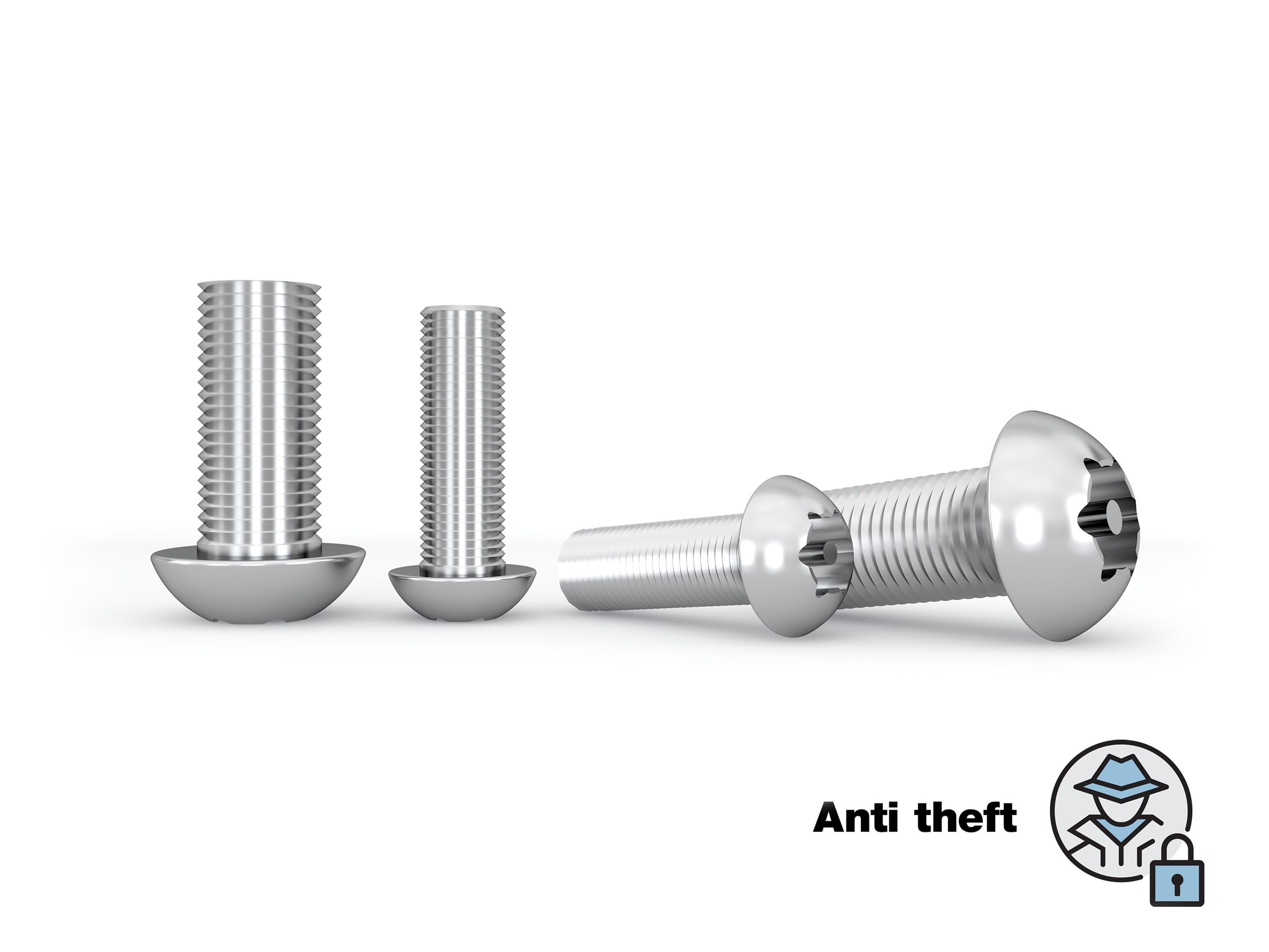 M Safety - Anti Theft Screws Pack M5 & M6
