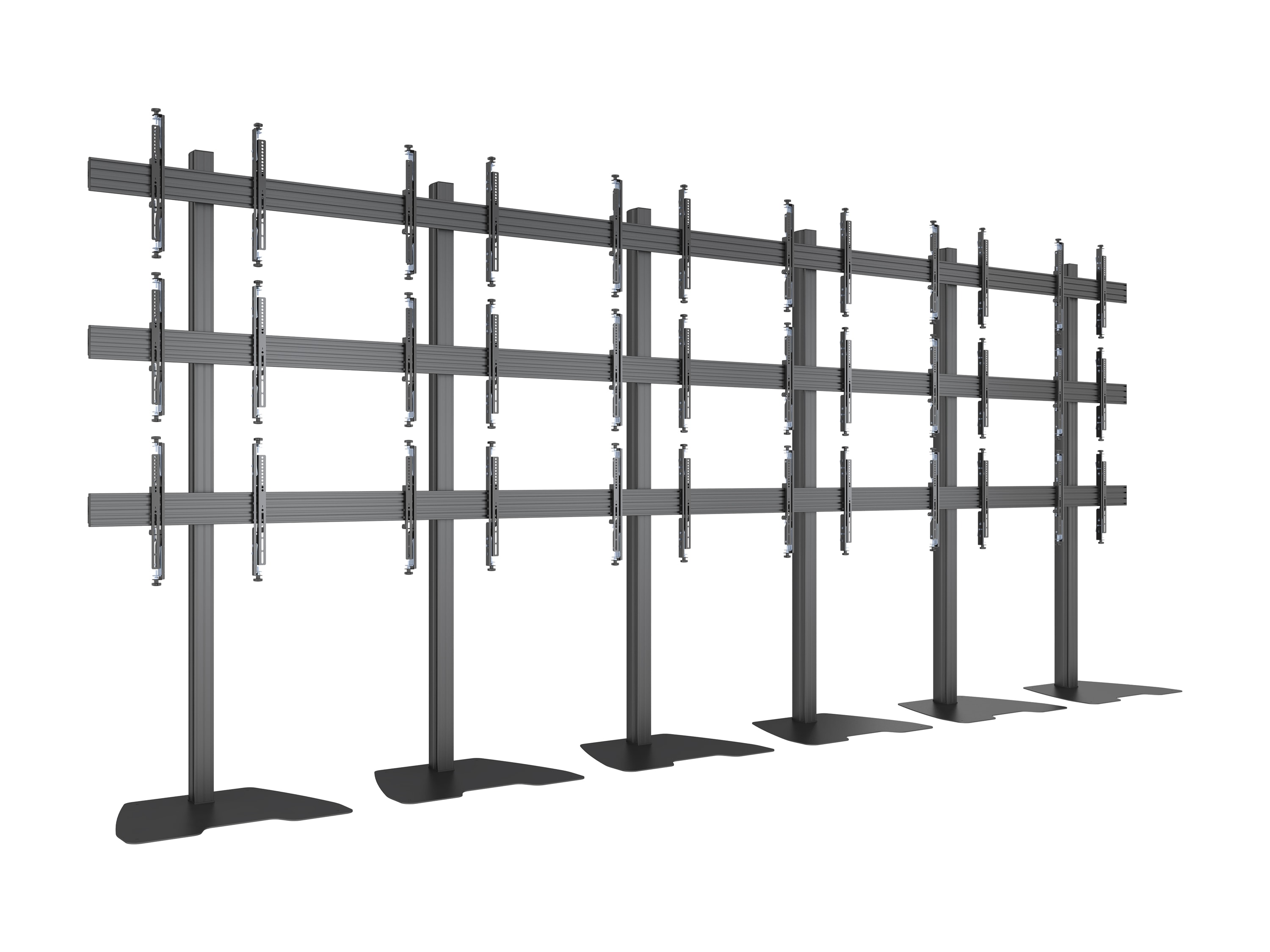 M Pro Series Video Wall Stand MBF6x3U 300 Micro Adjustable