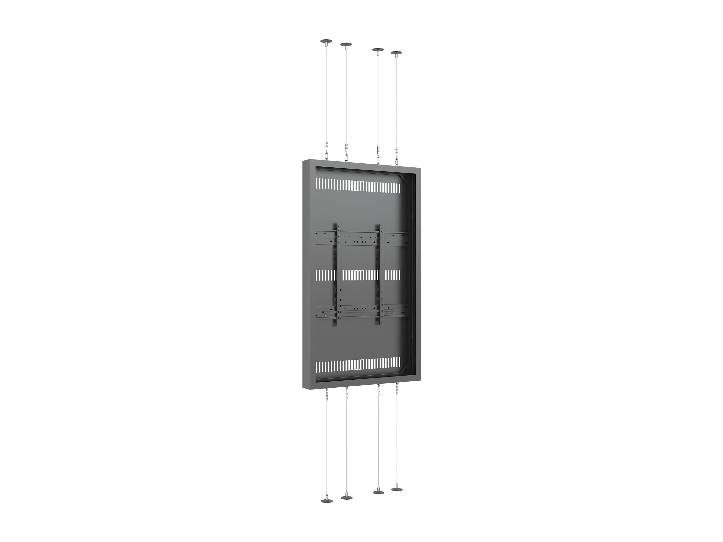 M Pro Series Enclosure 75" High Brightness Floor to Ceiling Wire Large Black