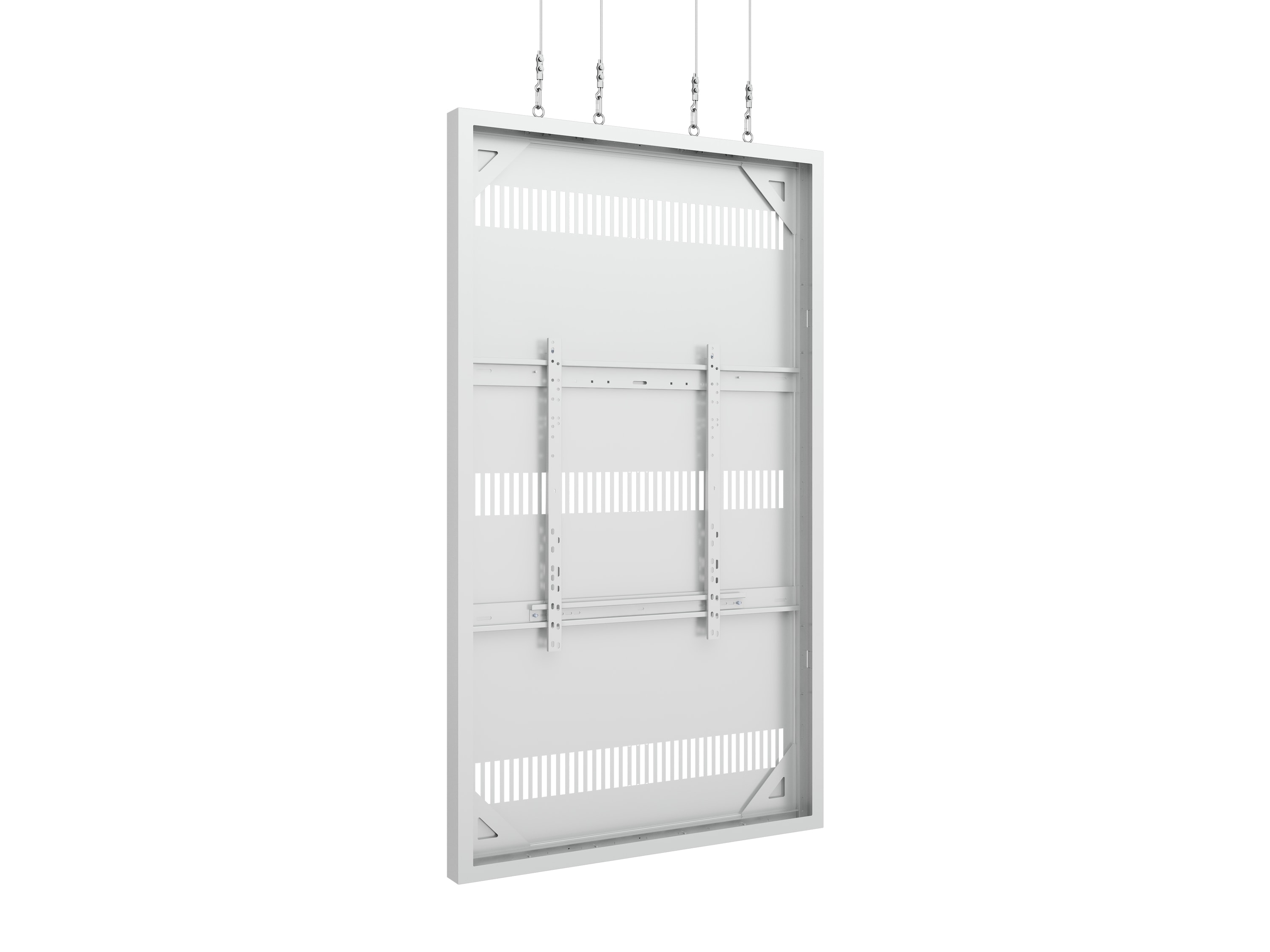 M Pro Series Enclosure 85" Wire Large White