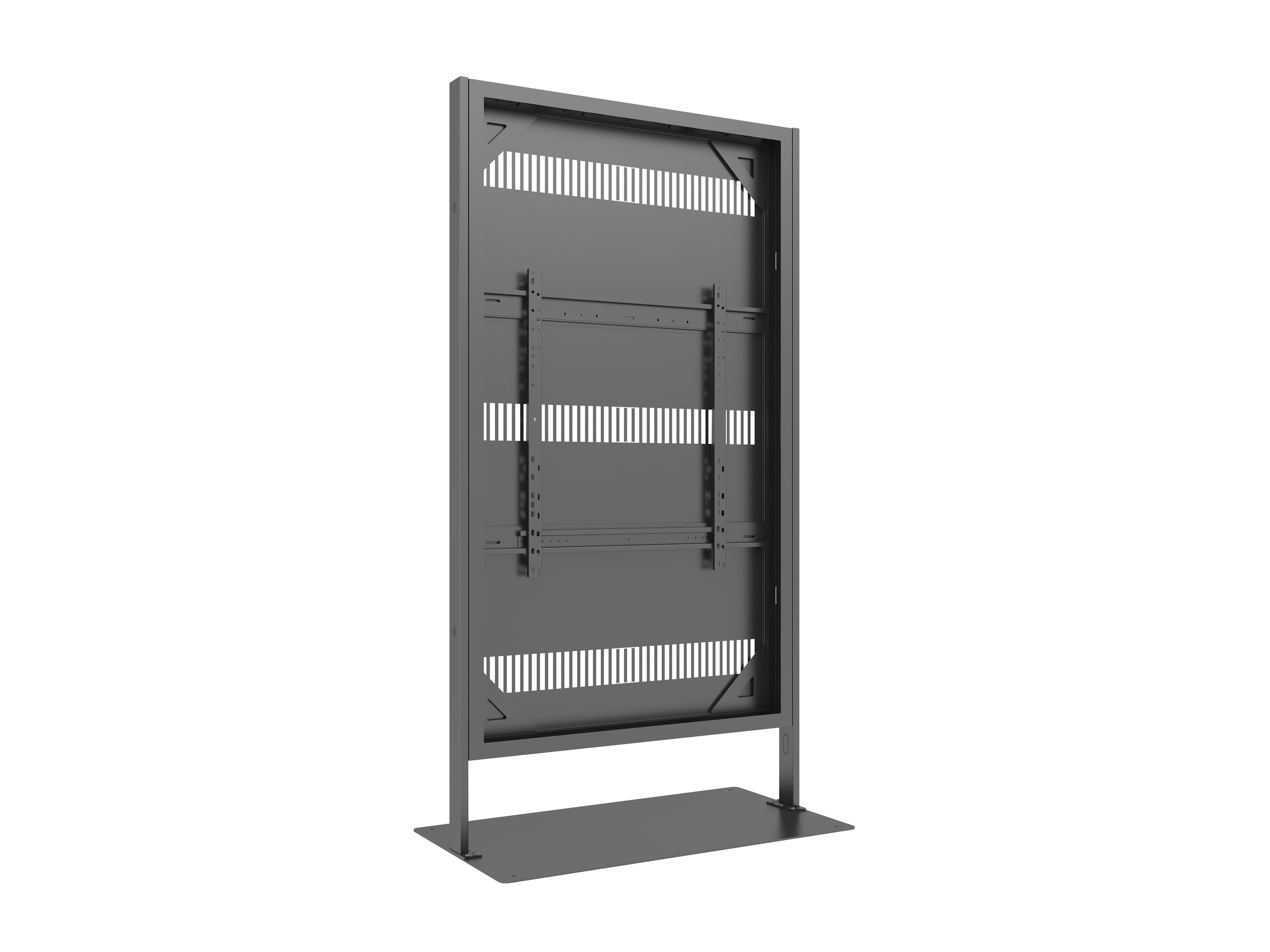 M Pro Series Enclosure 75" Totem Floorbase Black