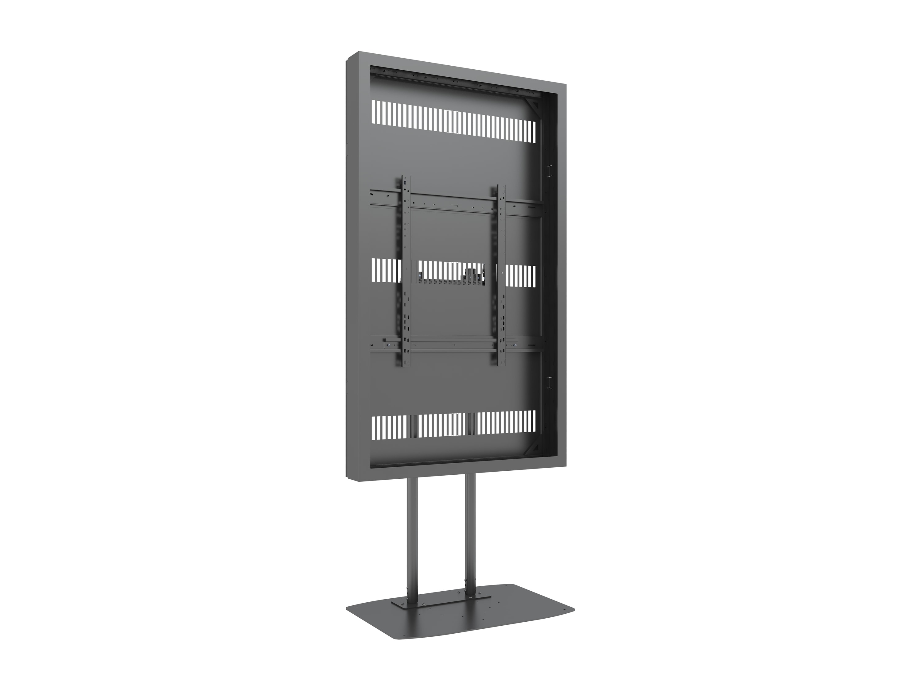M Pro Series Enclosure 75" Dual Pole High Brightness Floorbase