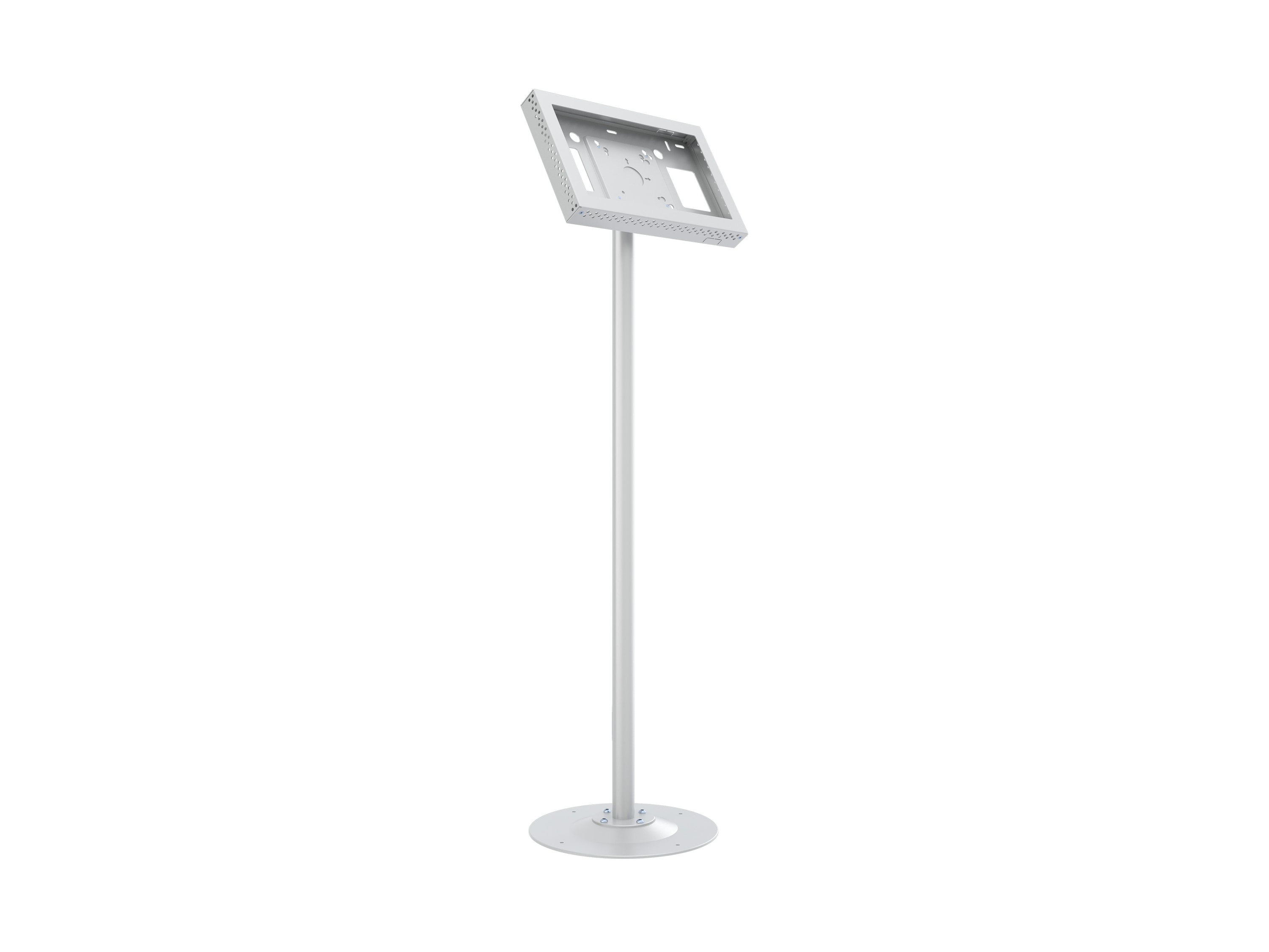 M Pro Series - Single Pole Floorbase QBR13 White