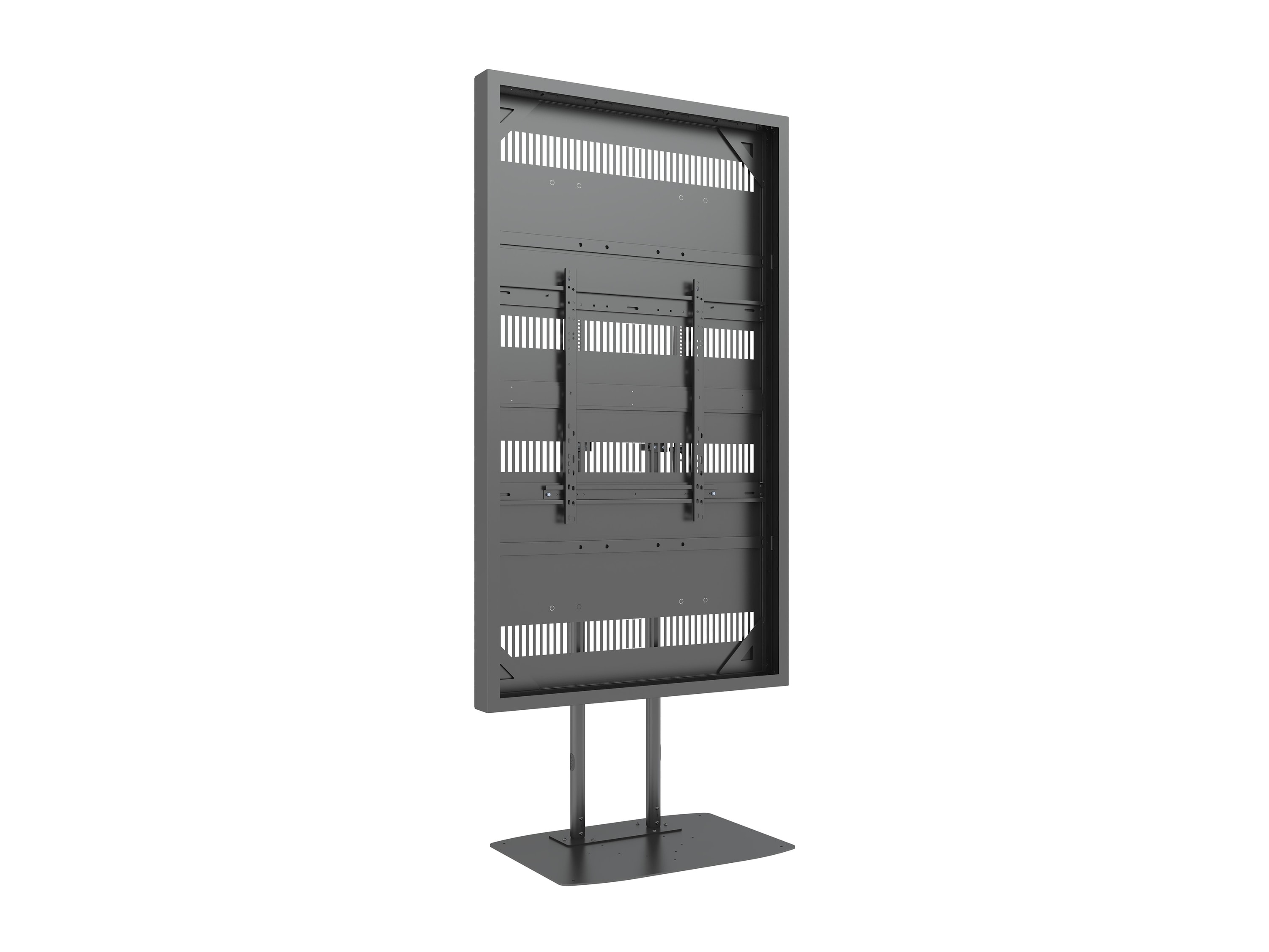 M Pro Series Enclosure 86" Dual Pole High Brightness Floorbase