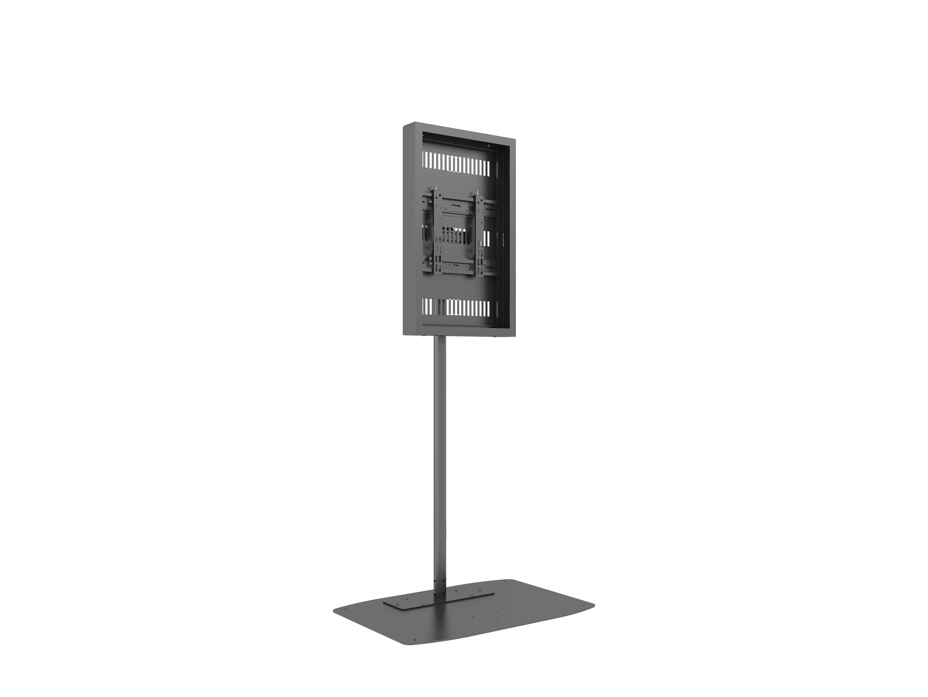 M Pro Series Enclosure 32" Single Pole Floorbase