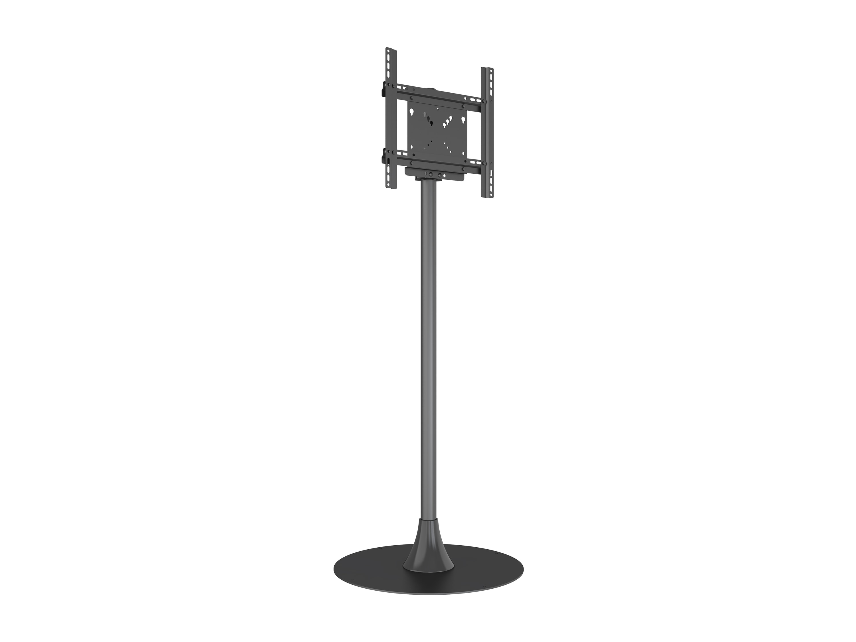 M Single Pole Floorbase Round VESA 400
