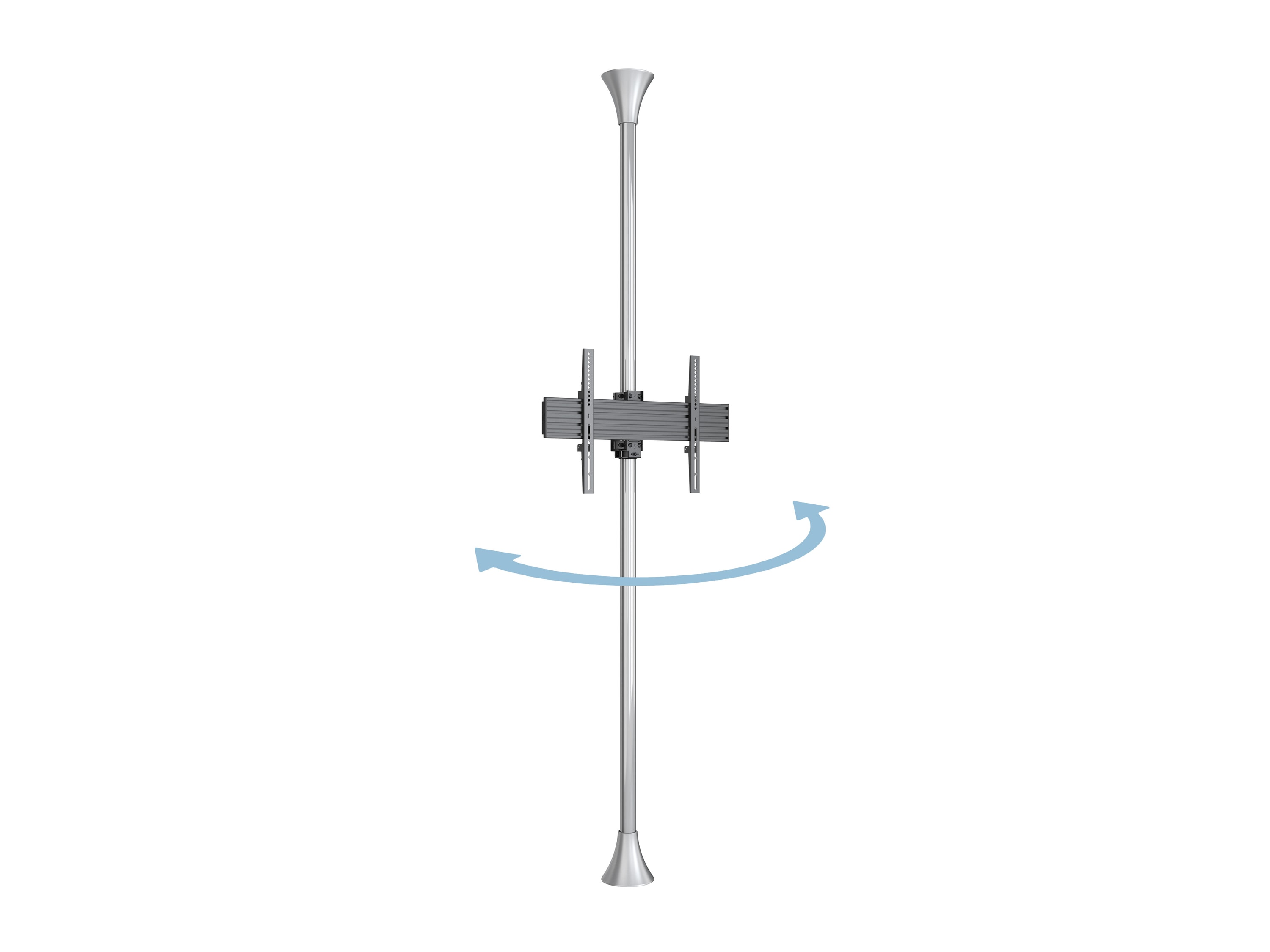 M Floor to ceiling Mount Pro MBFC1U Turn Chrome
