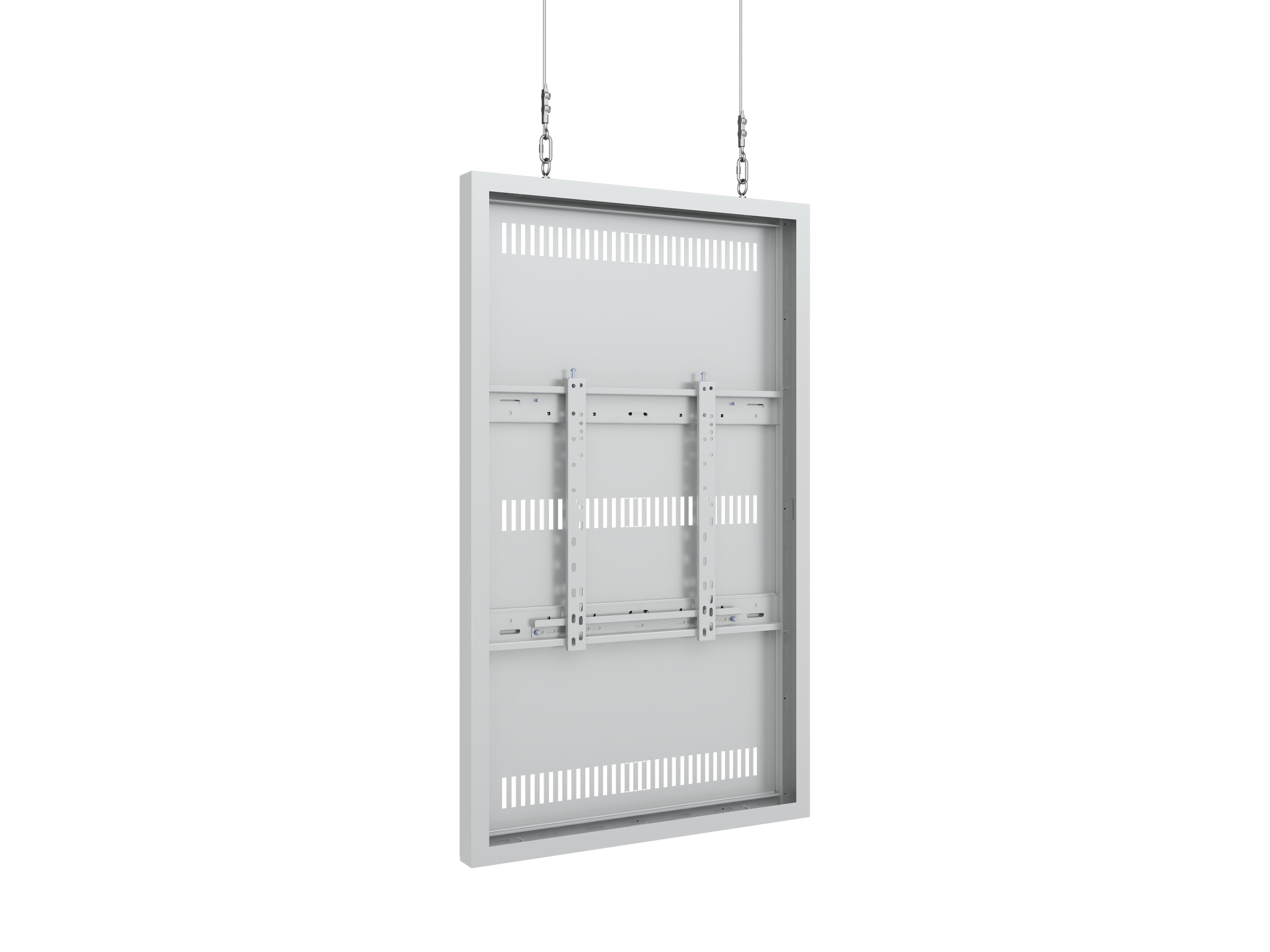 M Pro Series Enclosure 55" Wire Slim Medium White