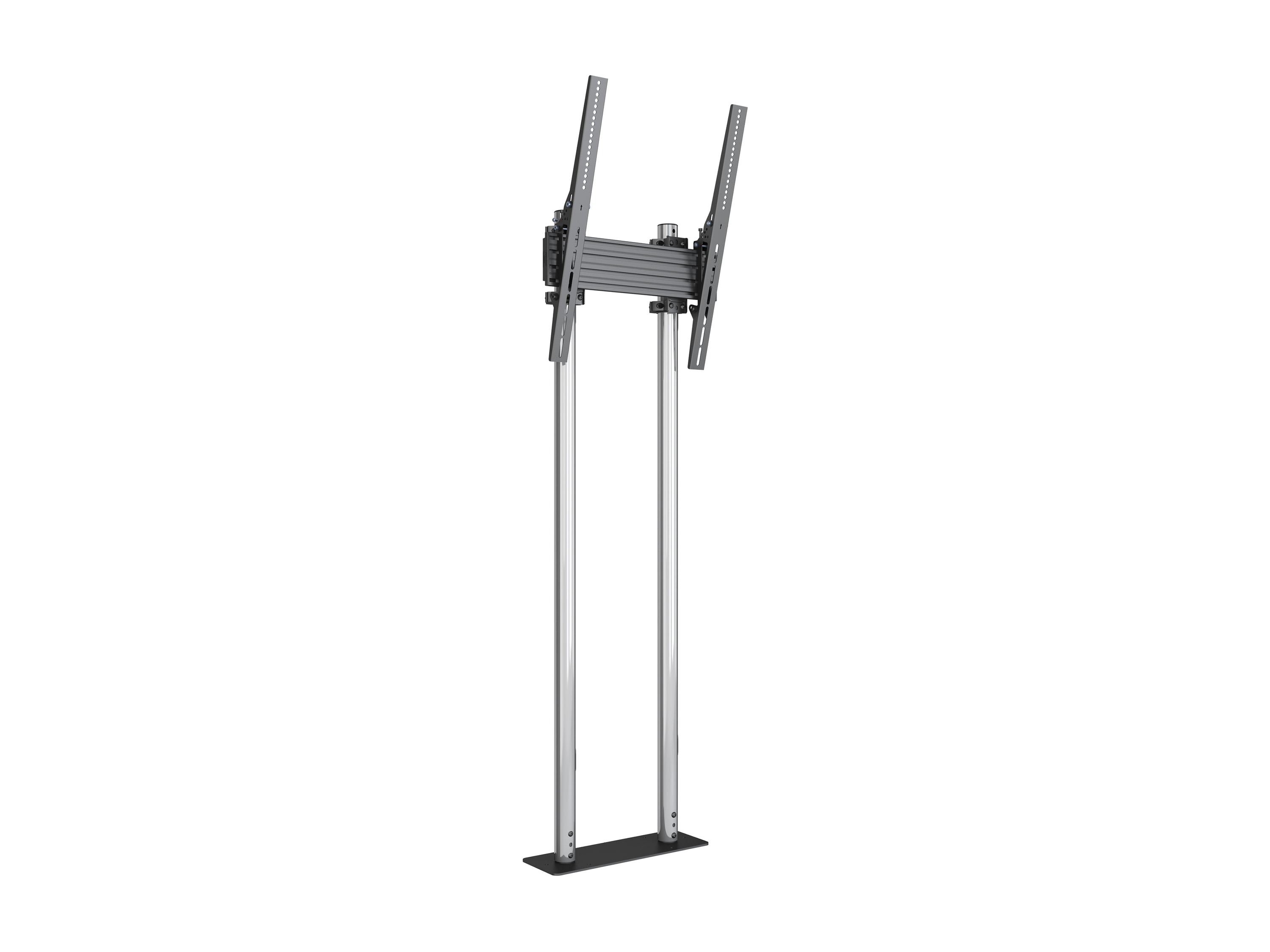 M Dual Pole Floormount Pro 55"-90" Chrome