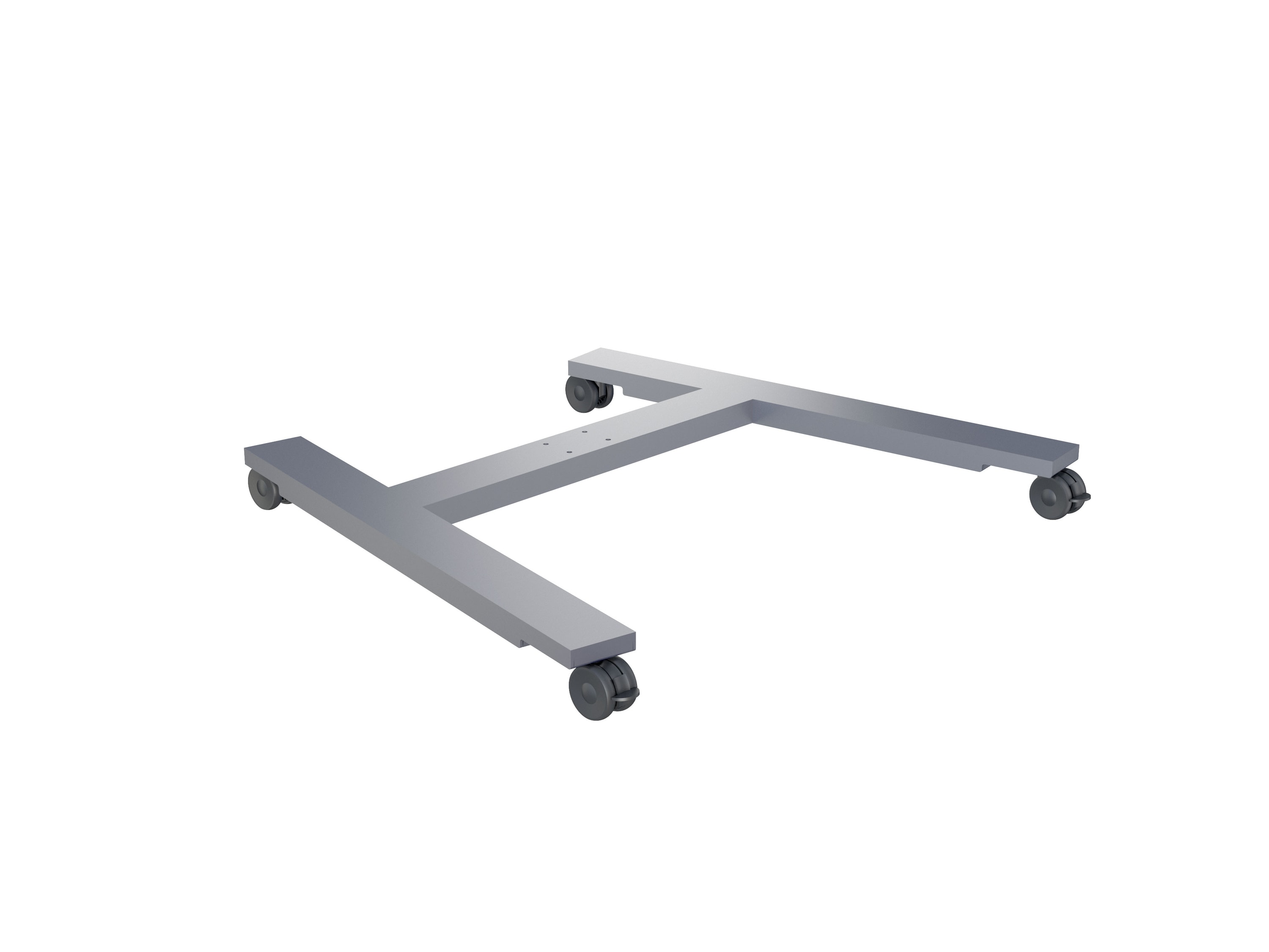 M Public Display Stand Wheelbase HD Silver
