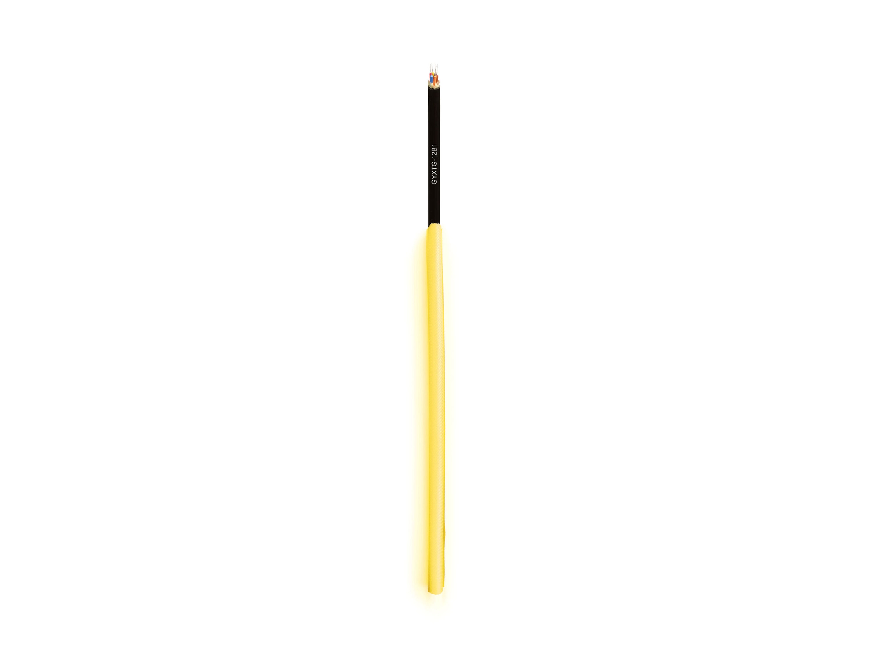 M Universal Cable Sock Self Wrapping 5mm Yellow 25m