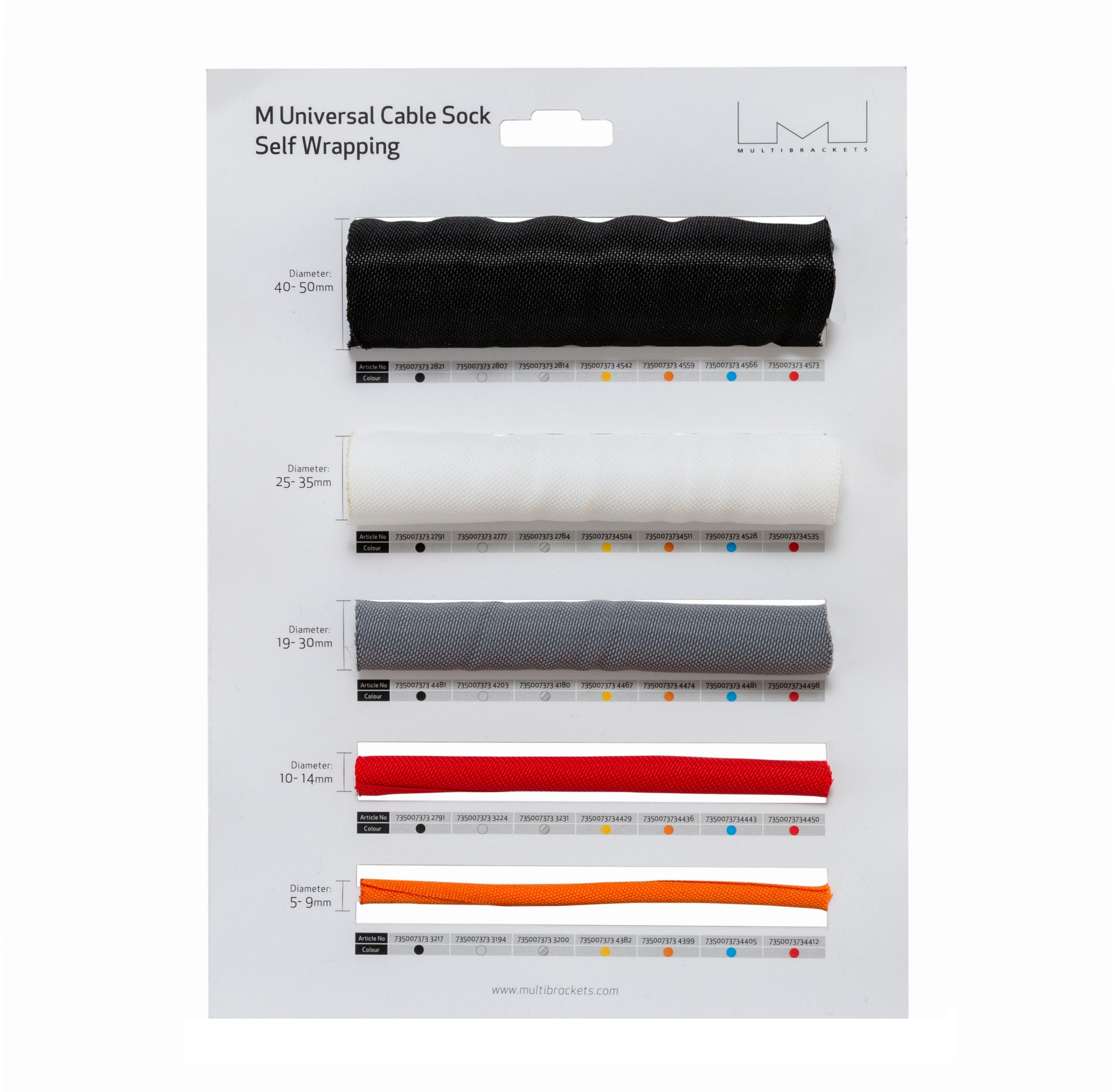 M Cable Sock Display - ENG